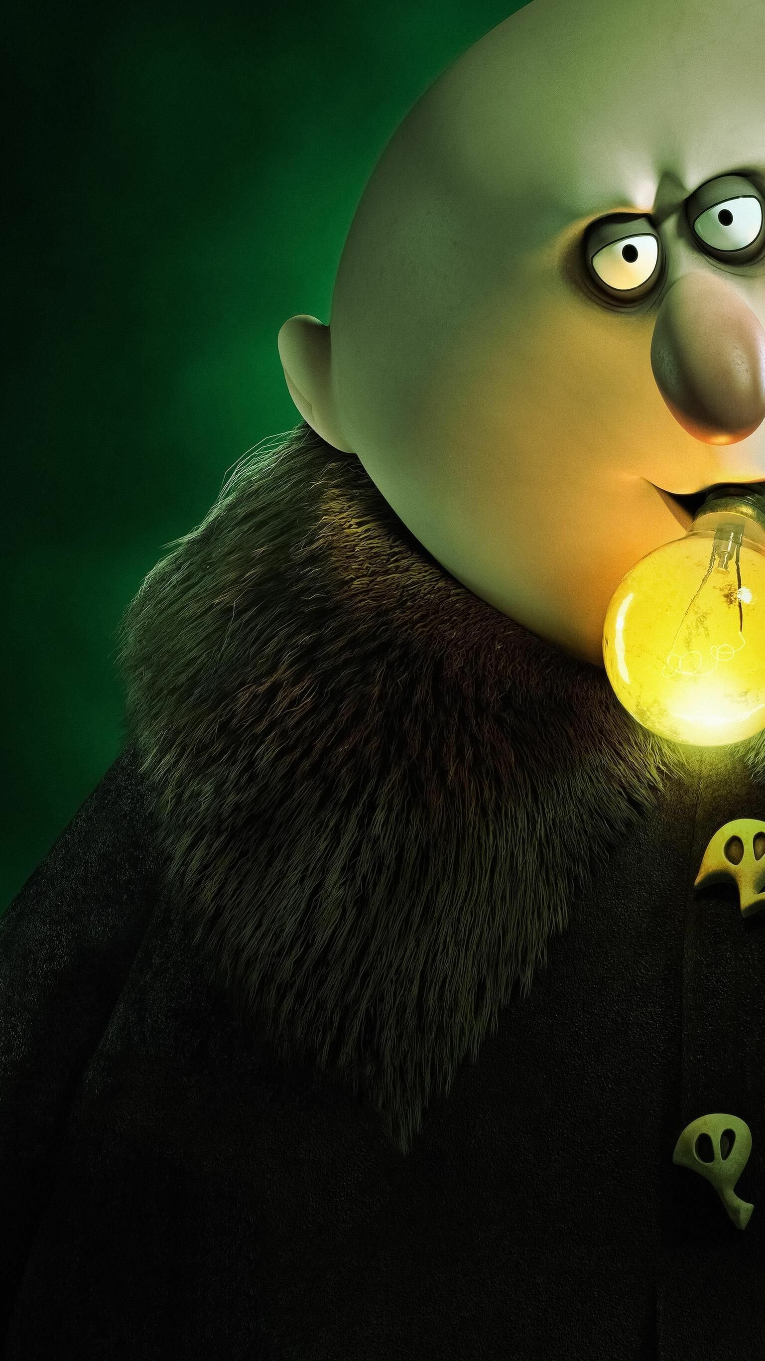 Uncle Fester, The Addams Family 2 Wallpaper, 1540x2740 HD Phone