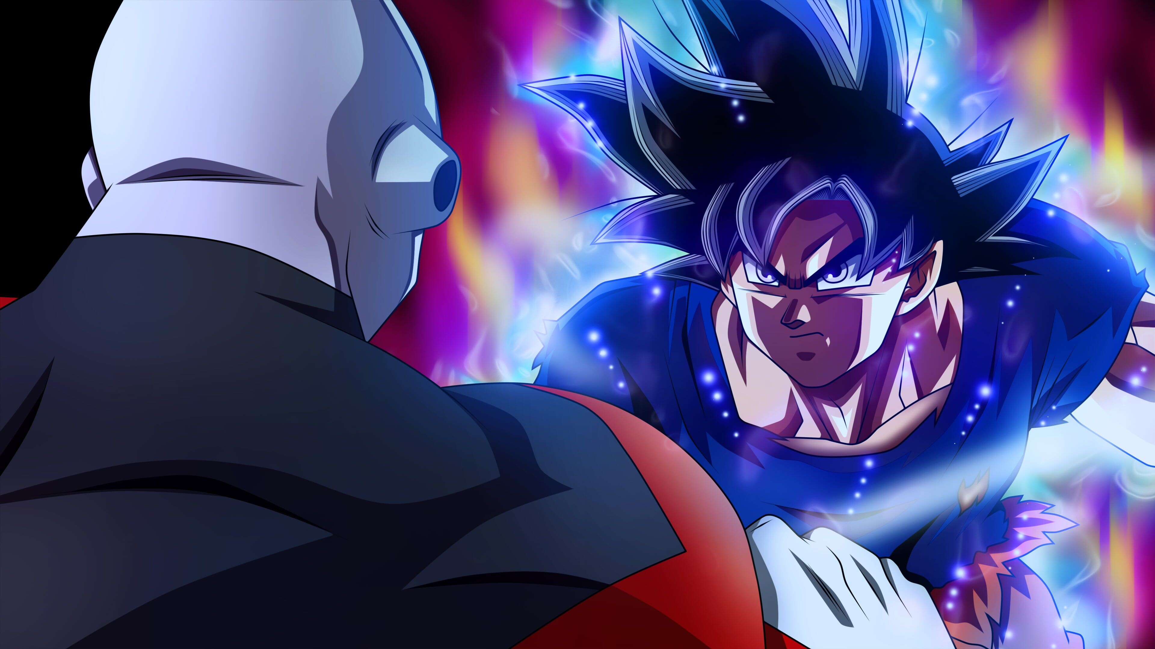 Dragon Ball Super, Son Goku, Ultra Instinct form, Jiren's challenge, 3840x2160 4K Desktop