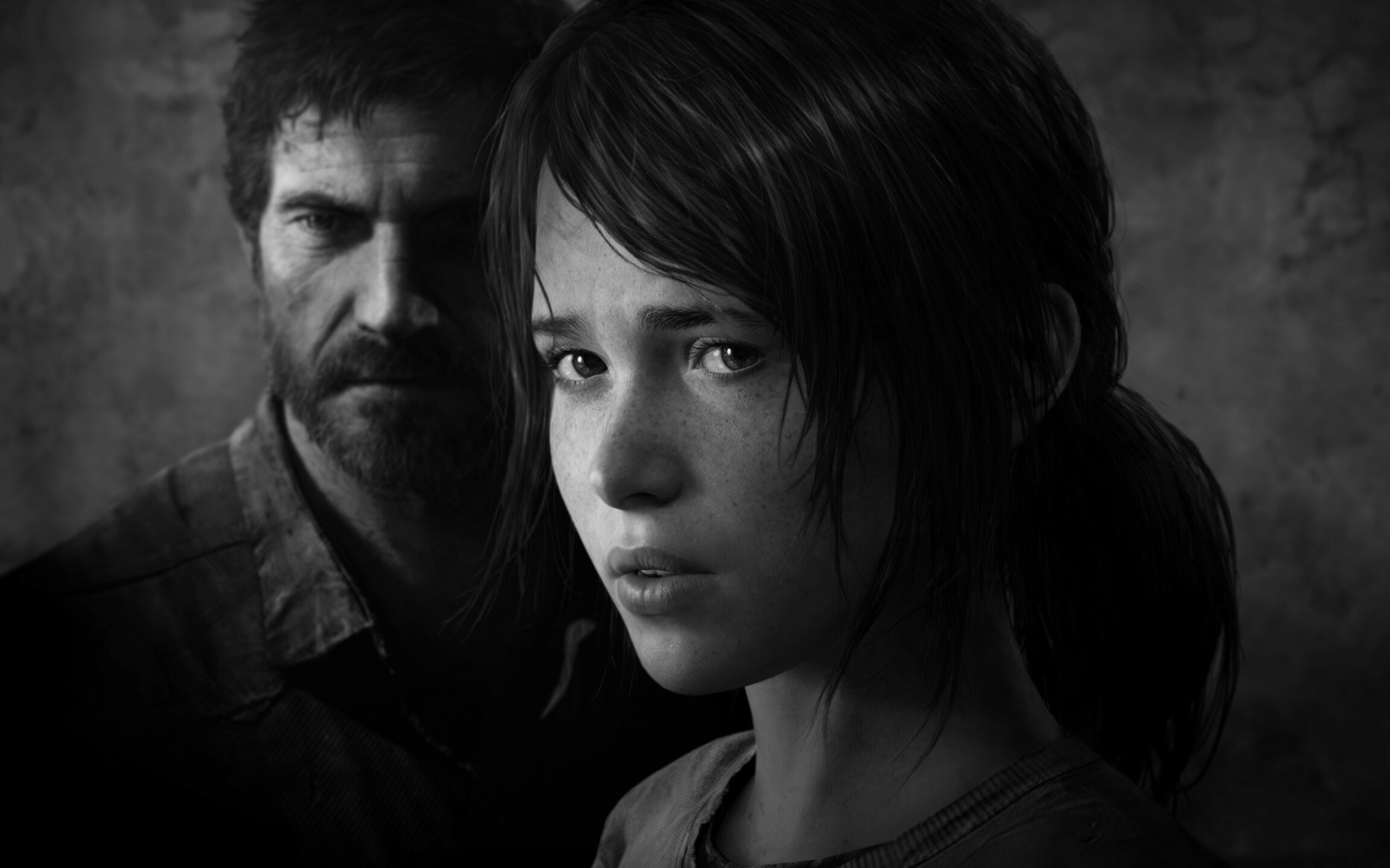 Joel and Ellie, Striking 4K wallpapers, Dynamic duo, Heart-wrenching narrative, 2560x1600 HD Desktop