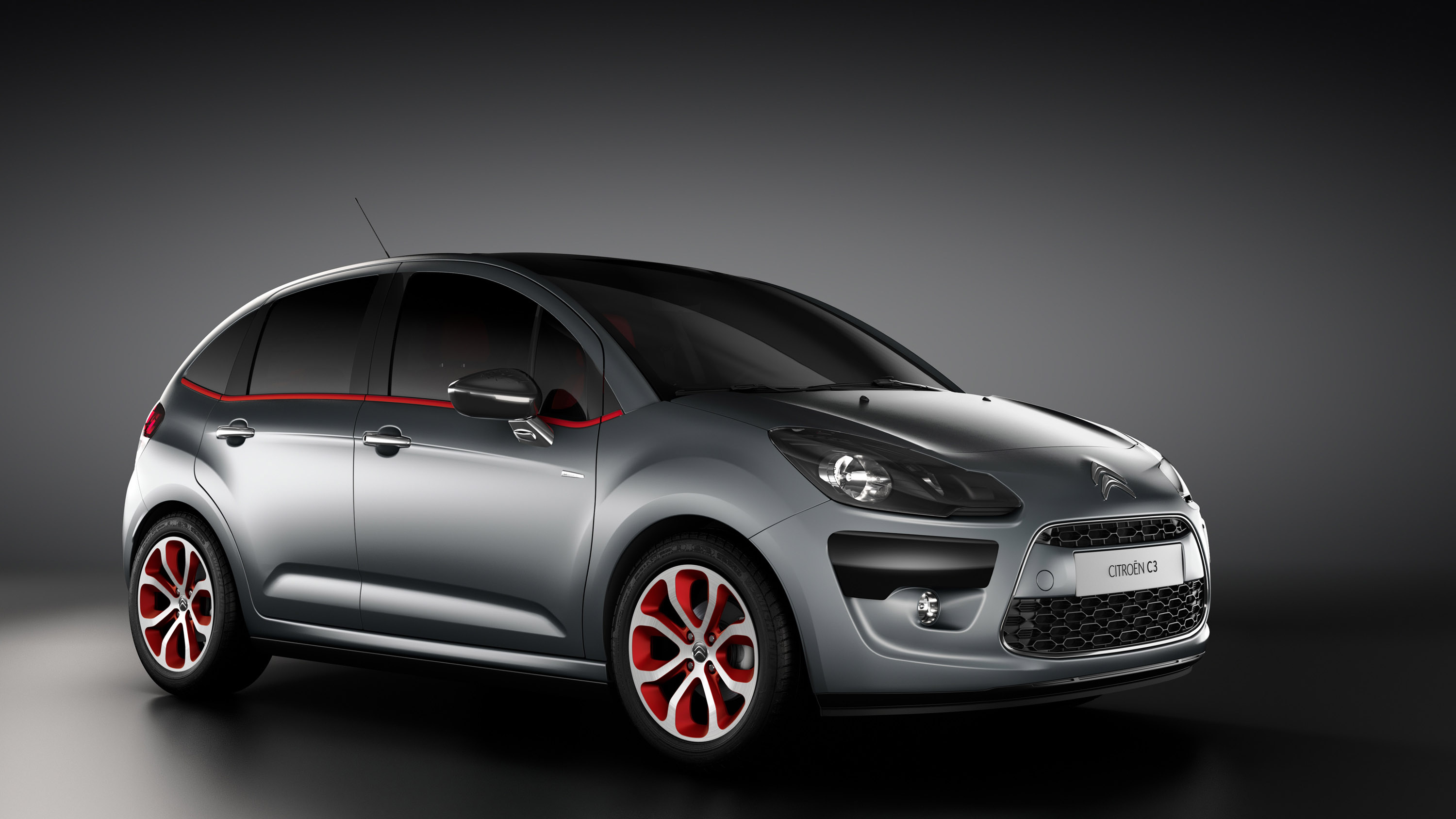 Citroen C3, Red block, HD picture, 1 of 6, 3000x1690 HD Desktop