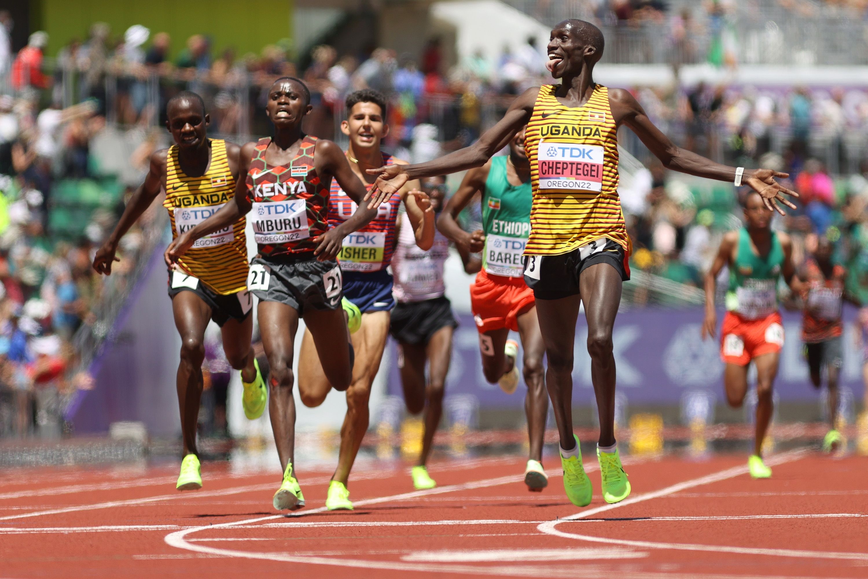 Joshua Cheptegei, World Champion, 10, 000m, Regaining the title, 3000x2000 HD Desktop