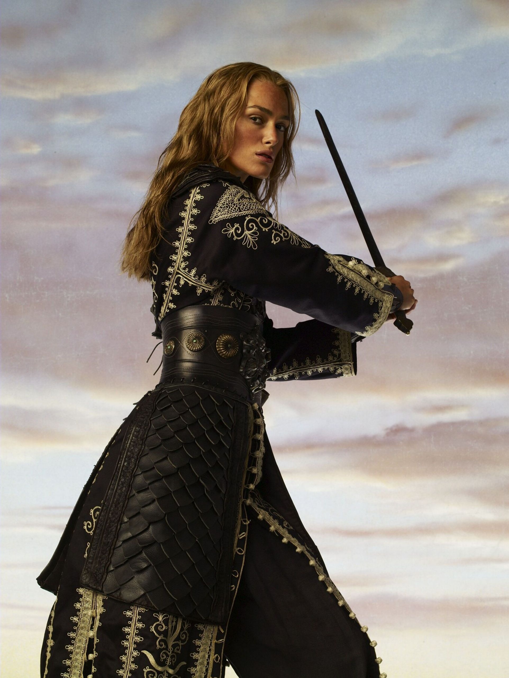 Keira Knightley, Pirates of the Caribbean, Elizabeth Swann, Backgrounds, 1930x2560 HD Phone