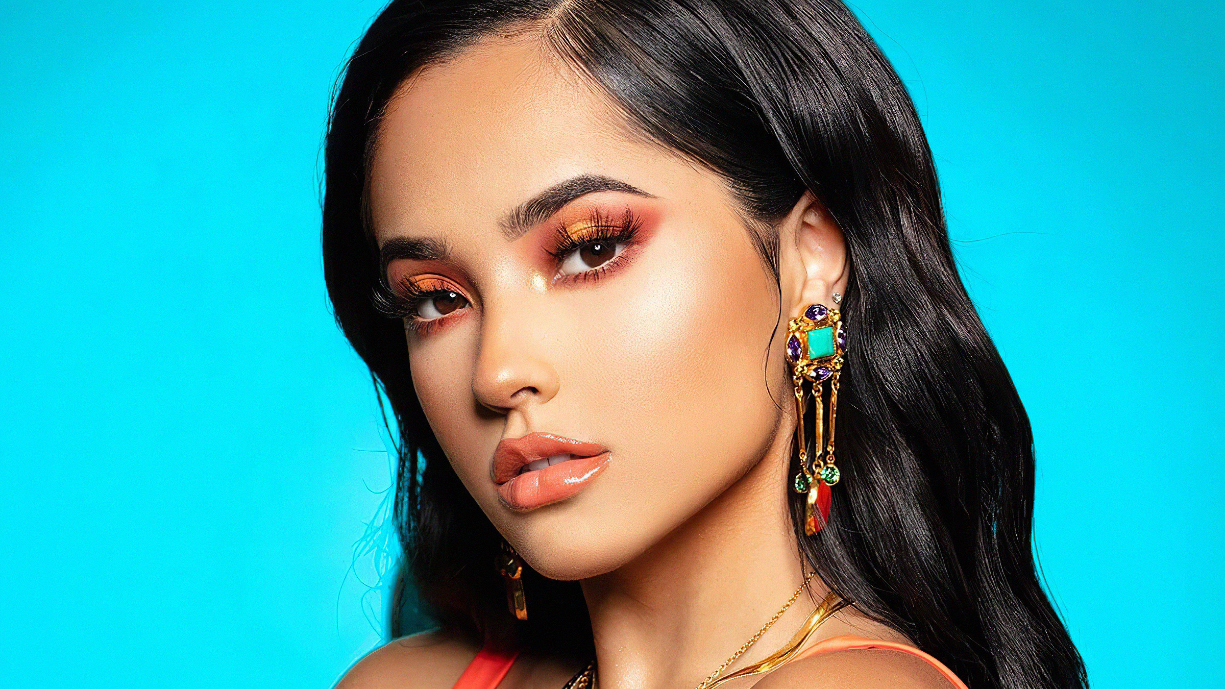 Becky G, Pop sensation, High-energy tracks, Dynamic collaborations, 2400x1350 HD Desktop