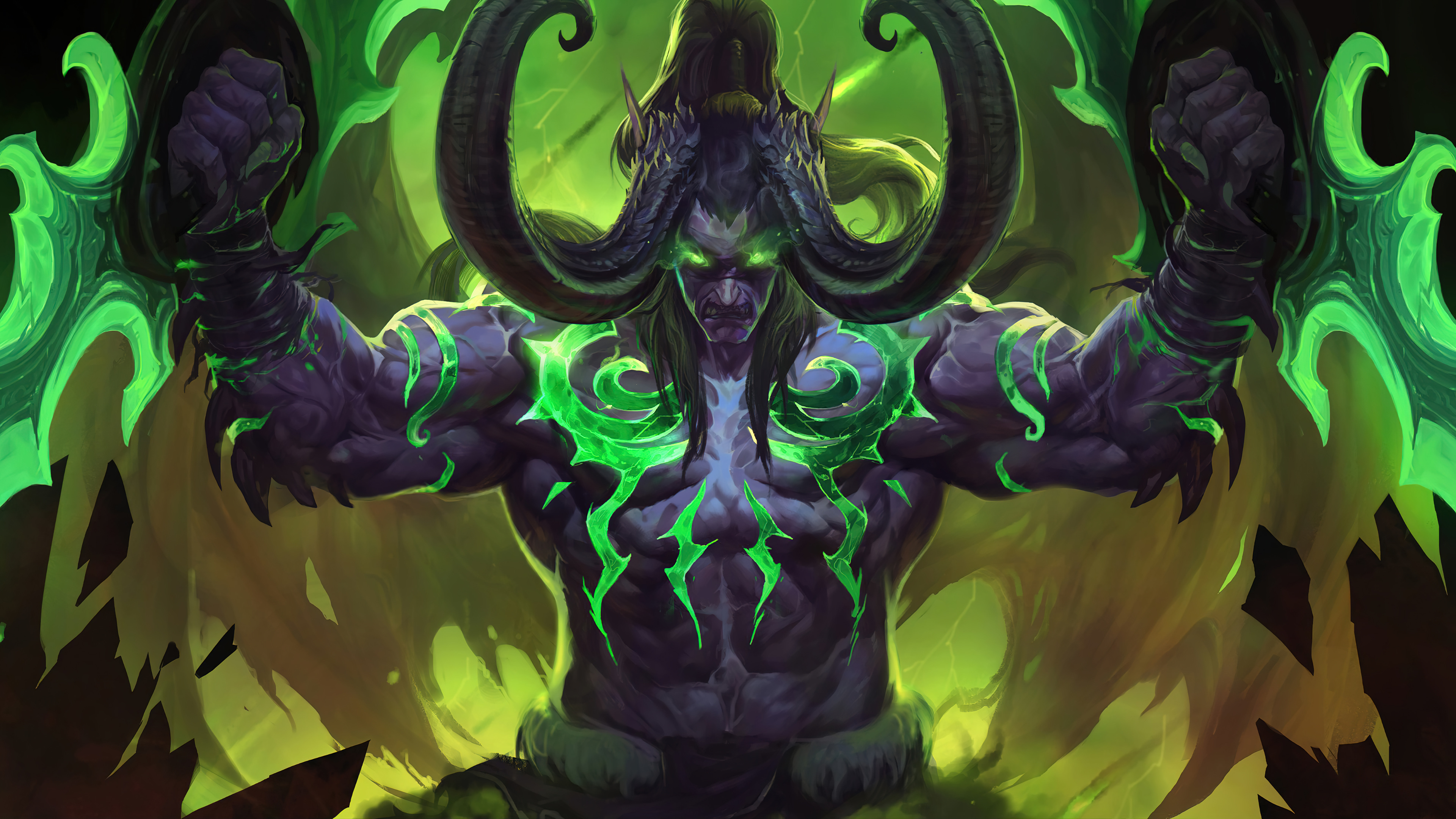 Illidan Stormrage, WoW Wallpaper, 3840x2160 4K Desktop