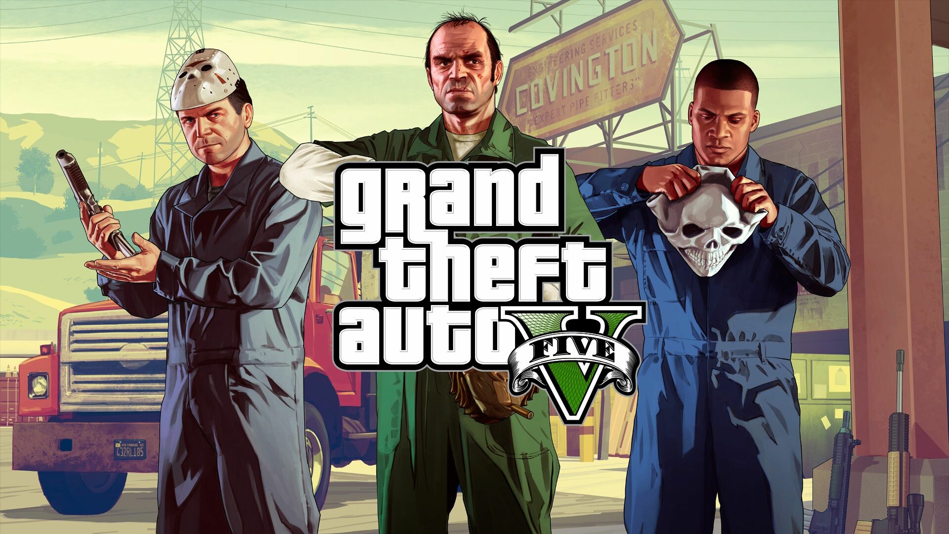 GTA series, Stunning visuals, High-octane action, Legendary franchise, 1920x1080 Full HD Desktop