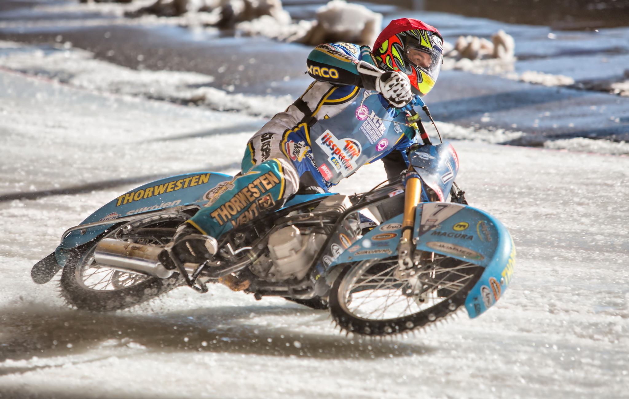 Ice racing, Motorcycle Racing Wallpaper, 2050x1300 HD Desktop