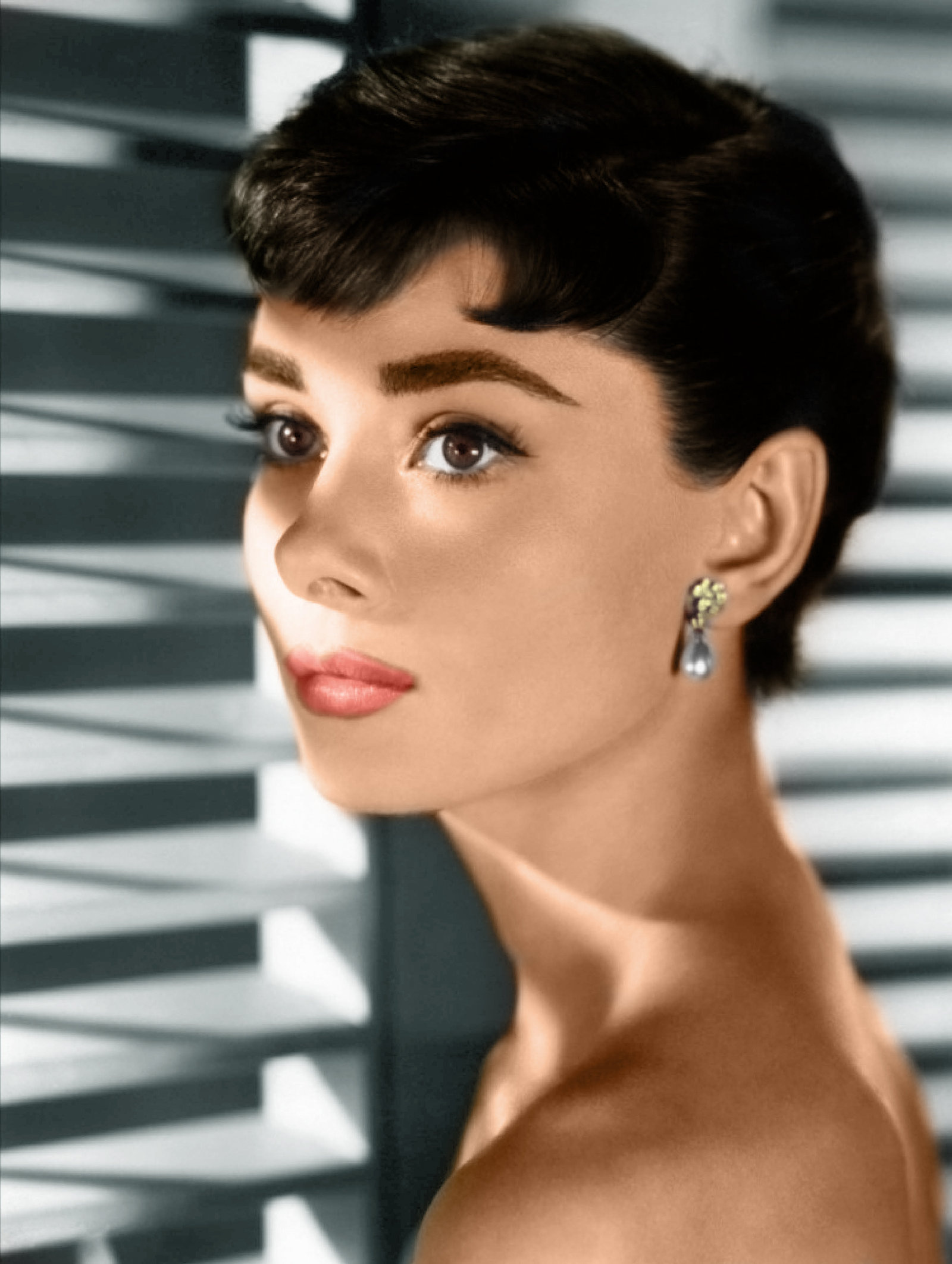 Audrey Hepburn Atomik wallpaper, Pop art style, Vibrant colors, Unique design, 1600x2130 HD Phone