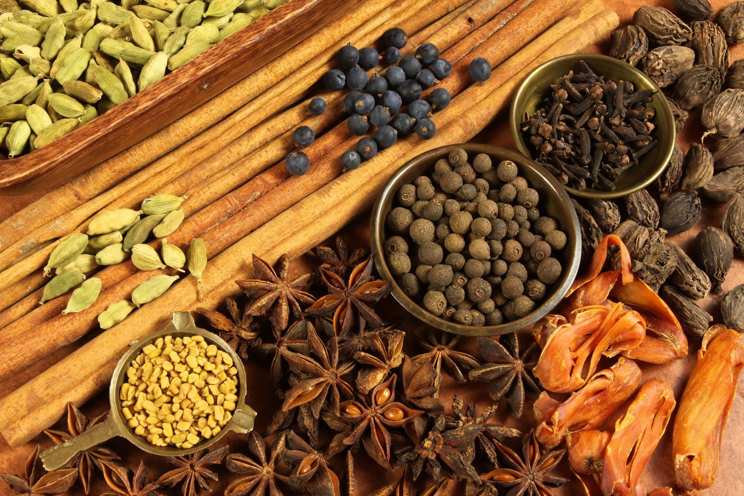 Food seasoning, Spices powders, International flavors, Culinary diversity, 2510x1680 HD Desktop