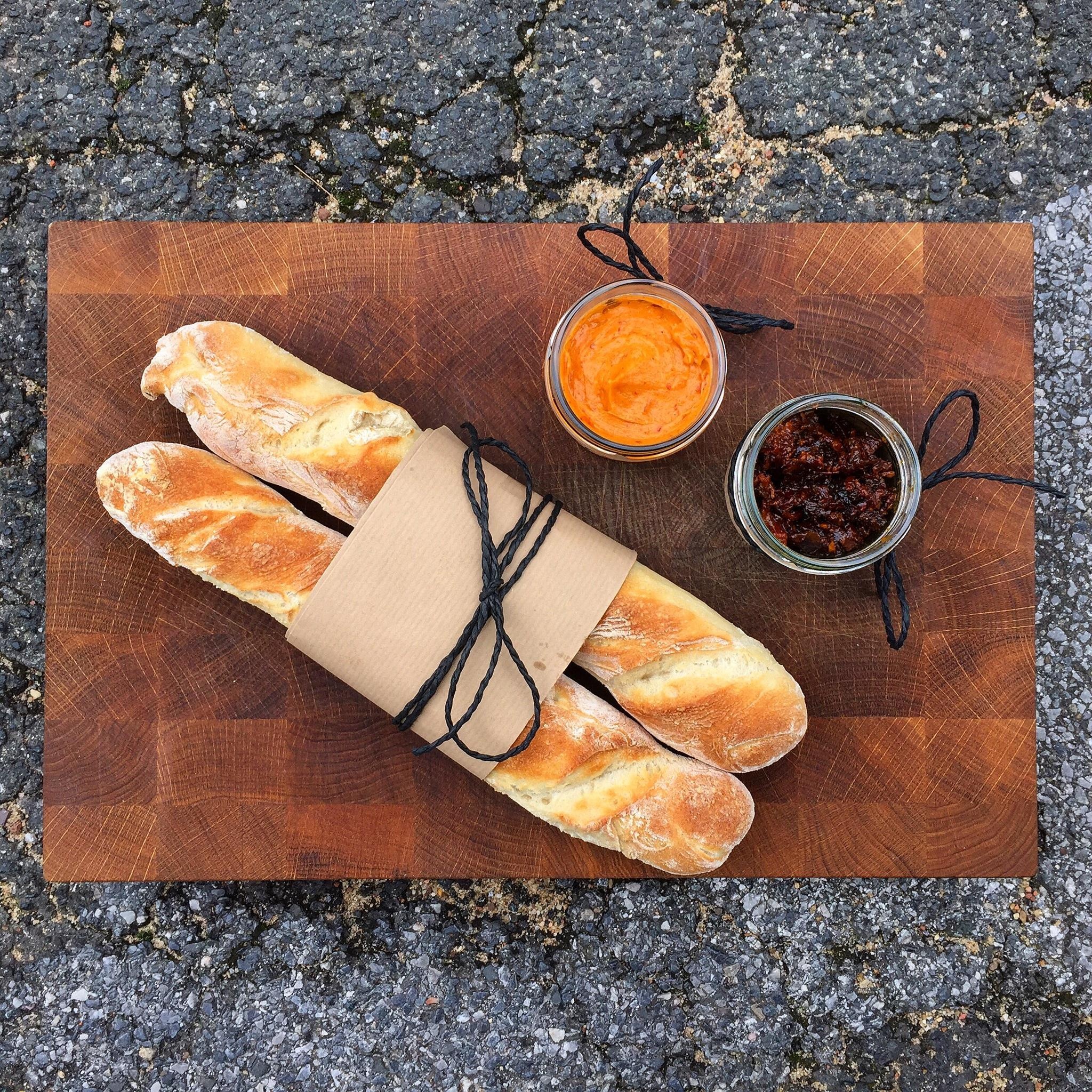 Homemade French baguette, Artisanal baking, Rustic charm, Delicious results, 2050x2050 HD Phone