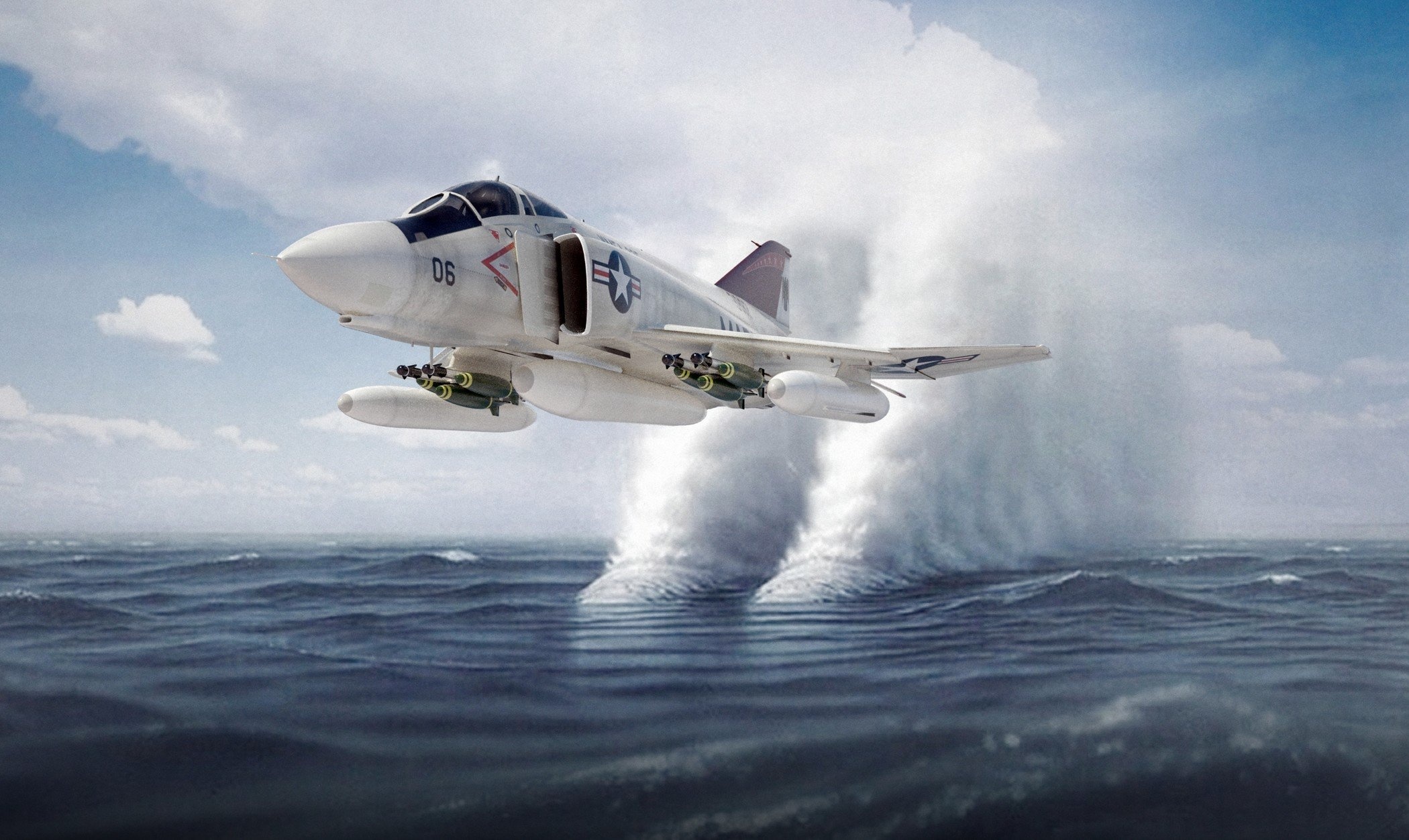 McDonnell Douglas, Travels, F-4 Phantom II, 2100x1260 HD Desktop