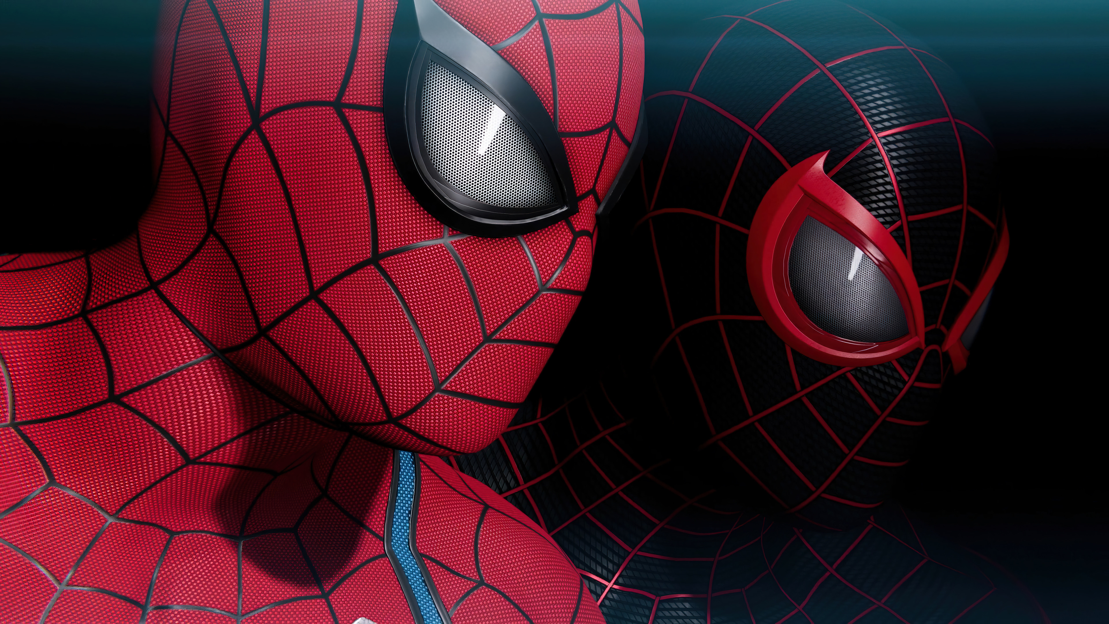 Red and black suit, Dark Spider-Man Wallpaper, 3840x2160 4K Desktop