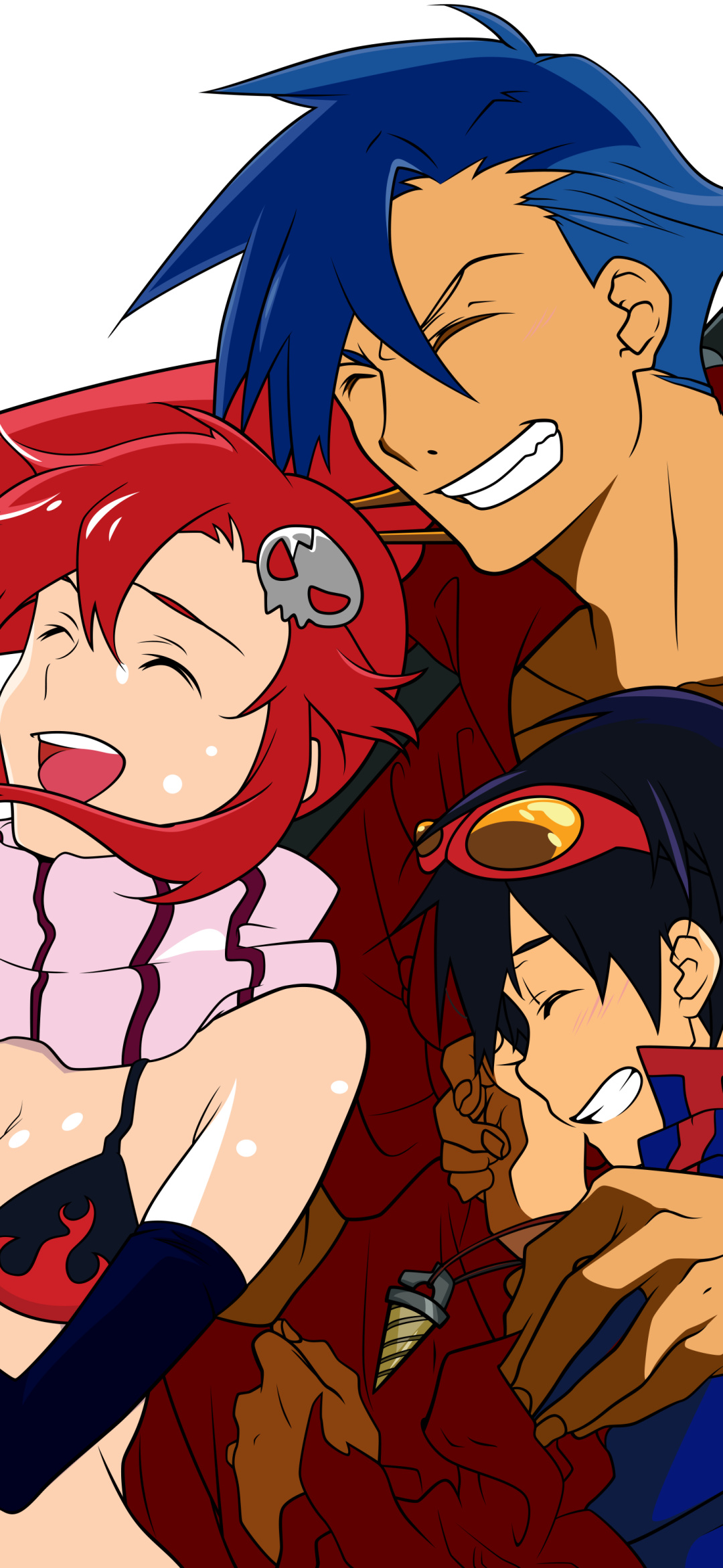 Tengen Toppa Gurren Lagann, Anime masterpiece, Unique storytelling, 1080x2340 HD Phone