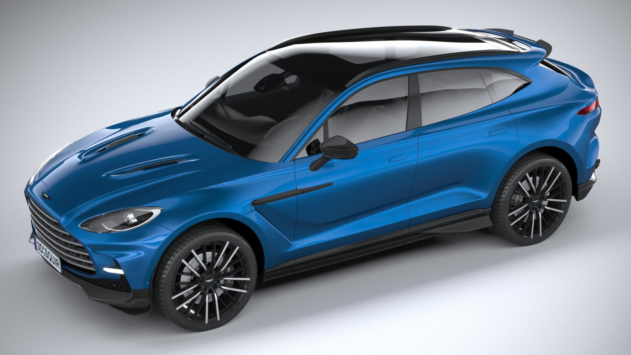 Aston Martin, DBX707, 2023, Auto, 3D Model, 2400x1350 HD Desktop
