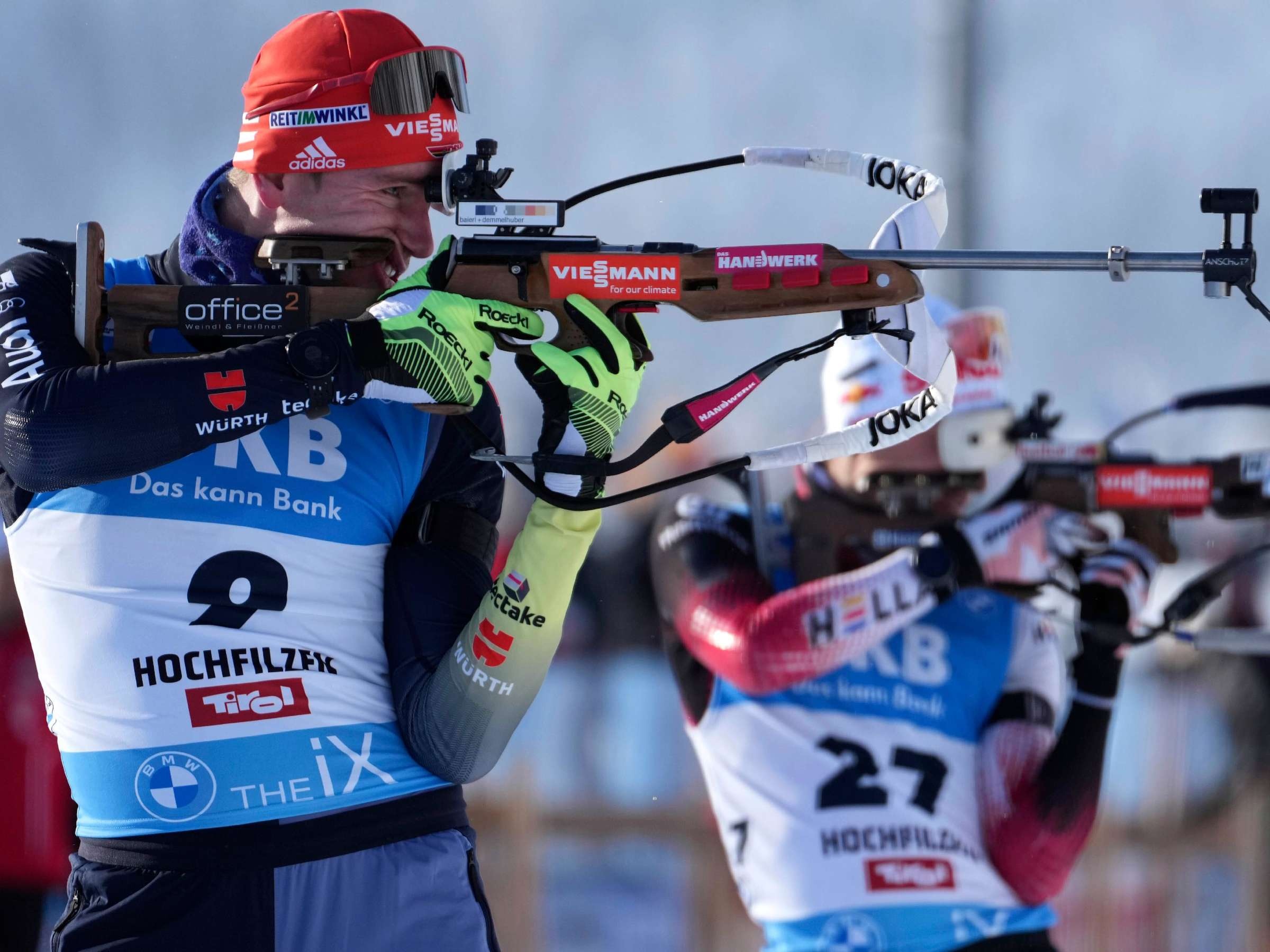 Biathlon Weltcup, Jubel, DSV, Hochfilzen, 2400x1800 HD Desktop