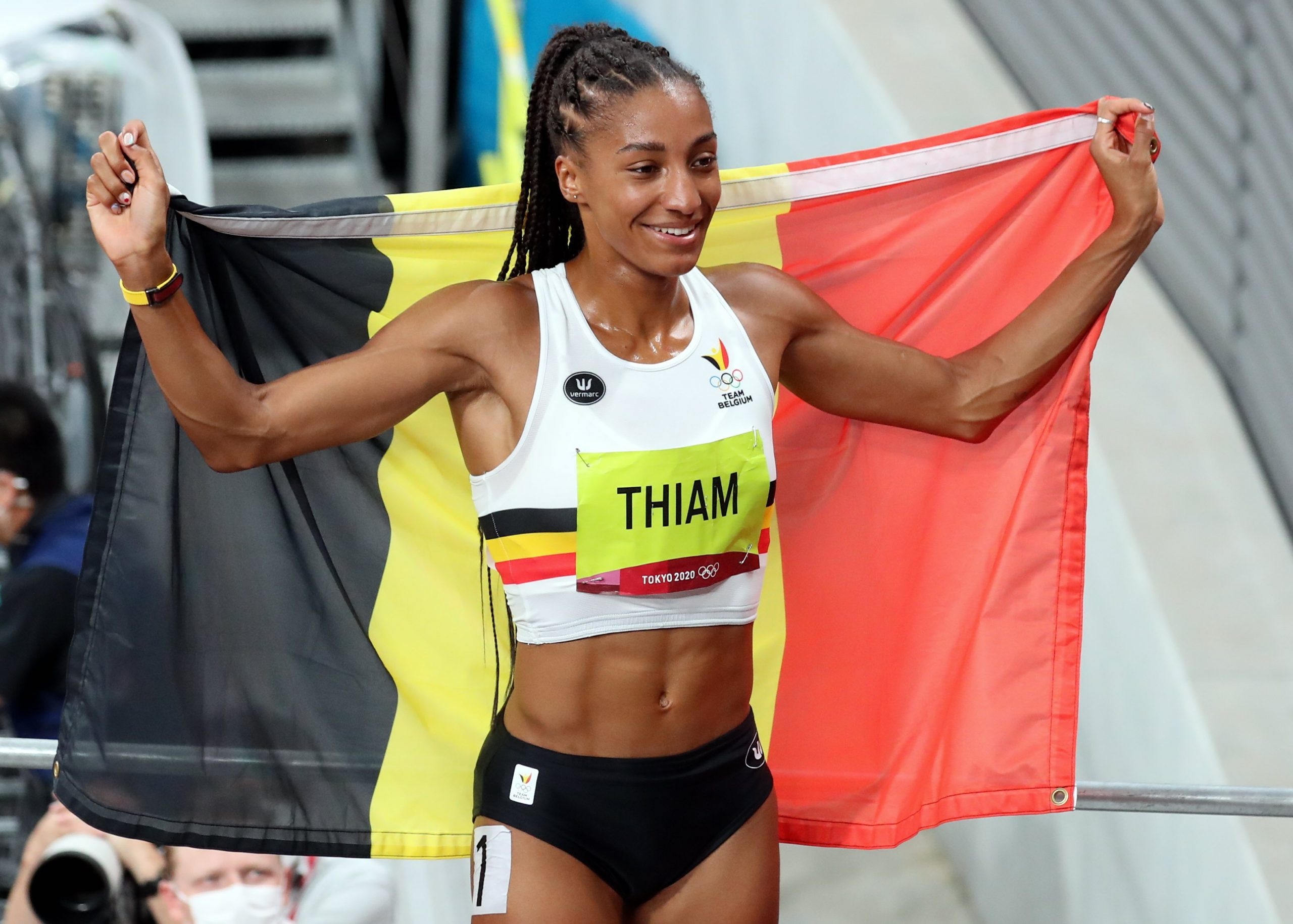 Nafissatou Thiam, Golden girl, Athletic achievement, Inspiring role model, 2560x1830 HD Desktop