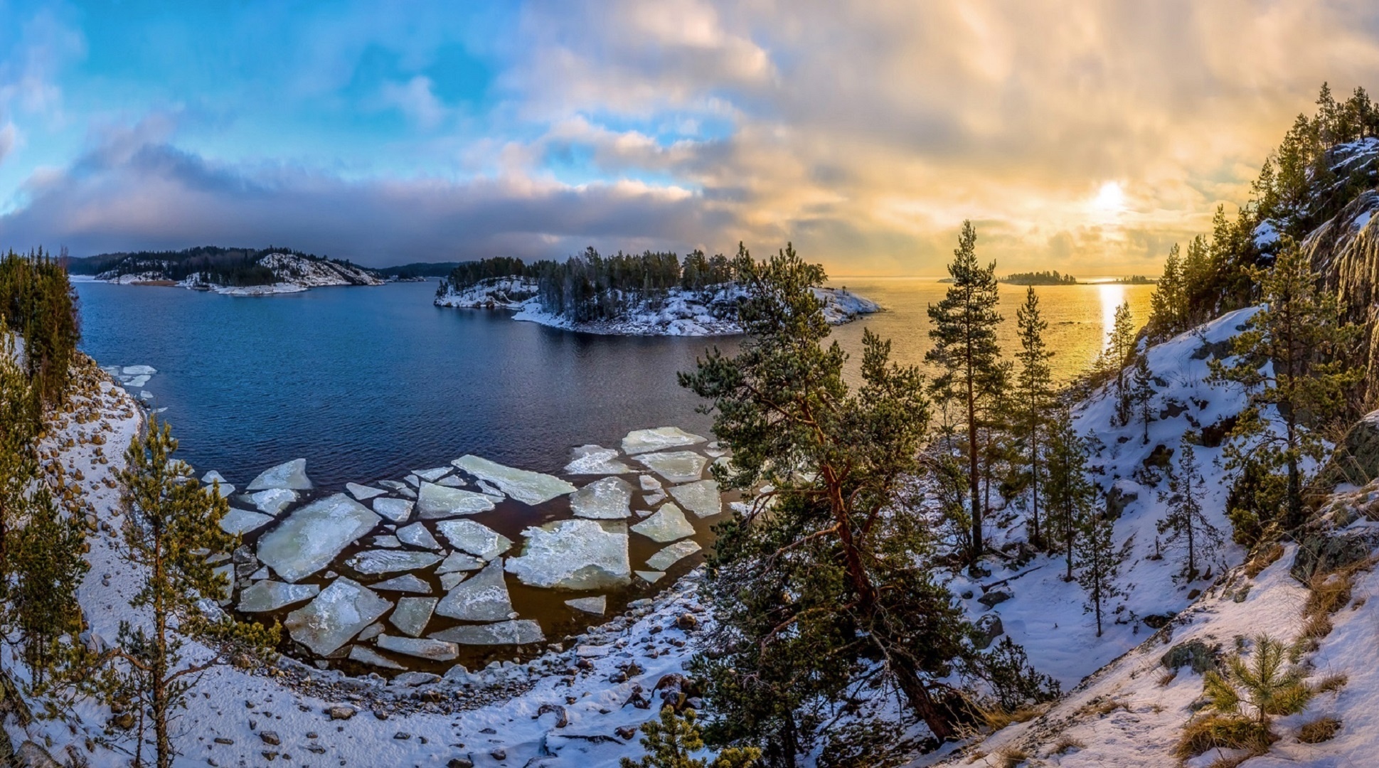 Ladoga Lake, Beautiful pictures photo, Picture lake, Ladoga Karelia, 1940x1080 HD Desktop