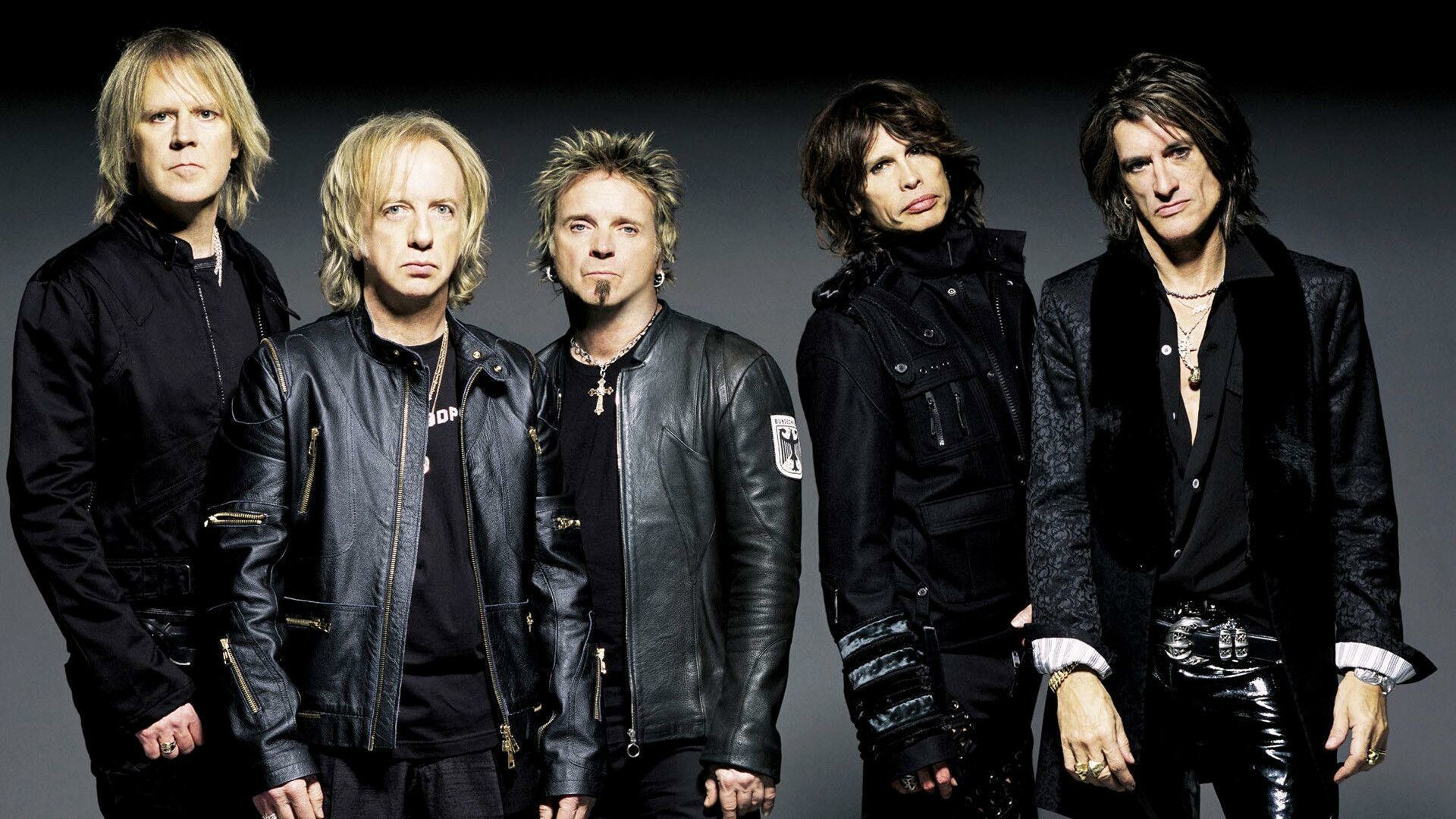 Aerosmith, Rock and roll legends, Dynamic stage presence, Hit songs, 1920x1080 Full HD Desktop