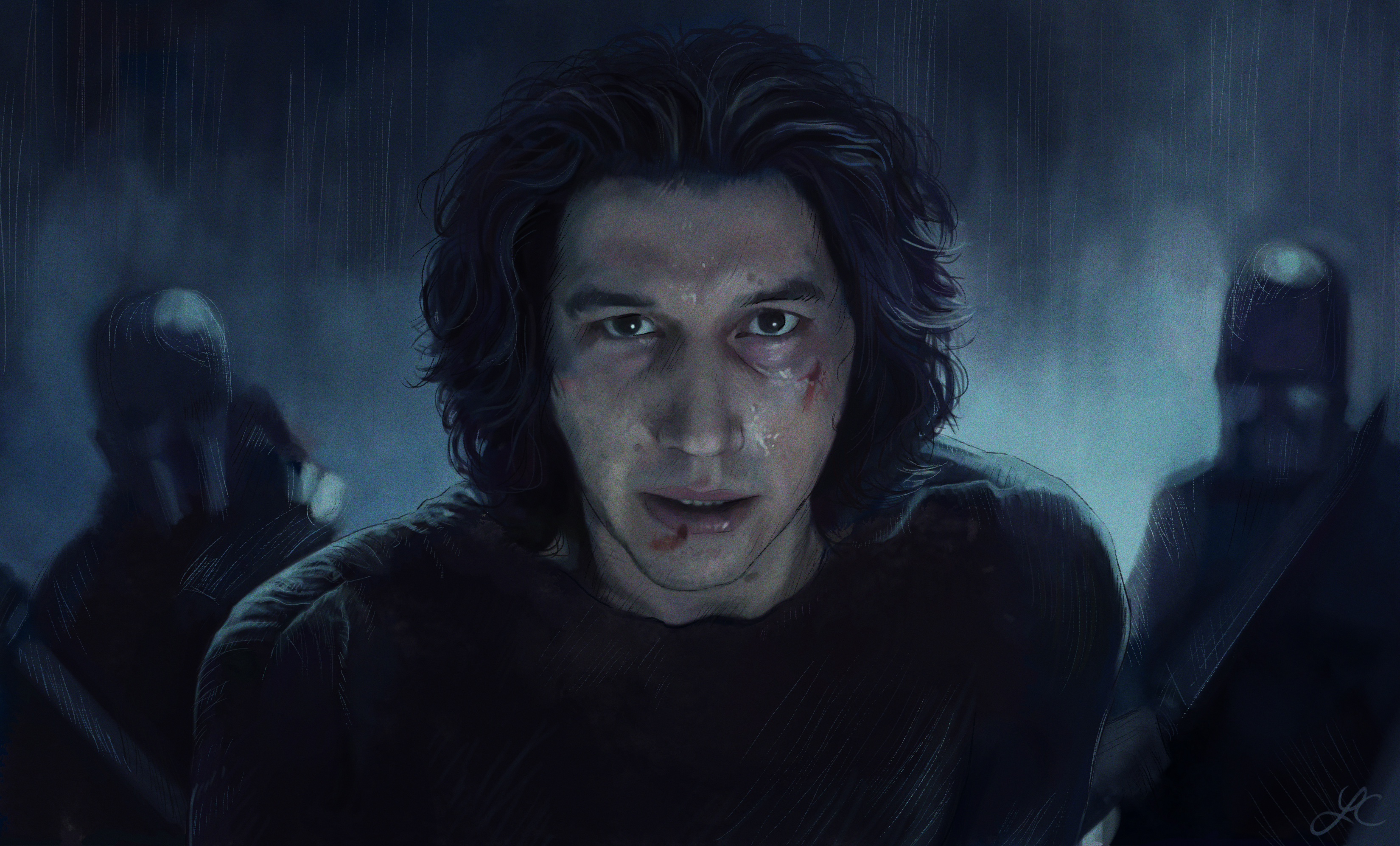 Ben Solo, Adam Driver, HD wallpaper background image, 3300x2000 HD Desktop