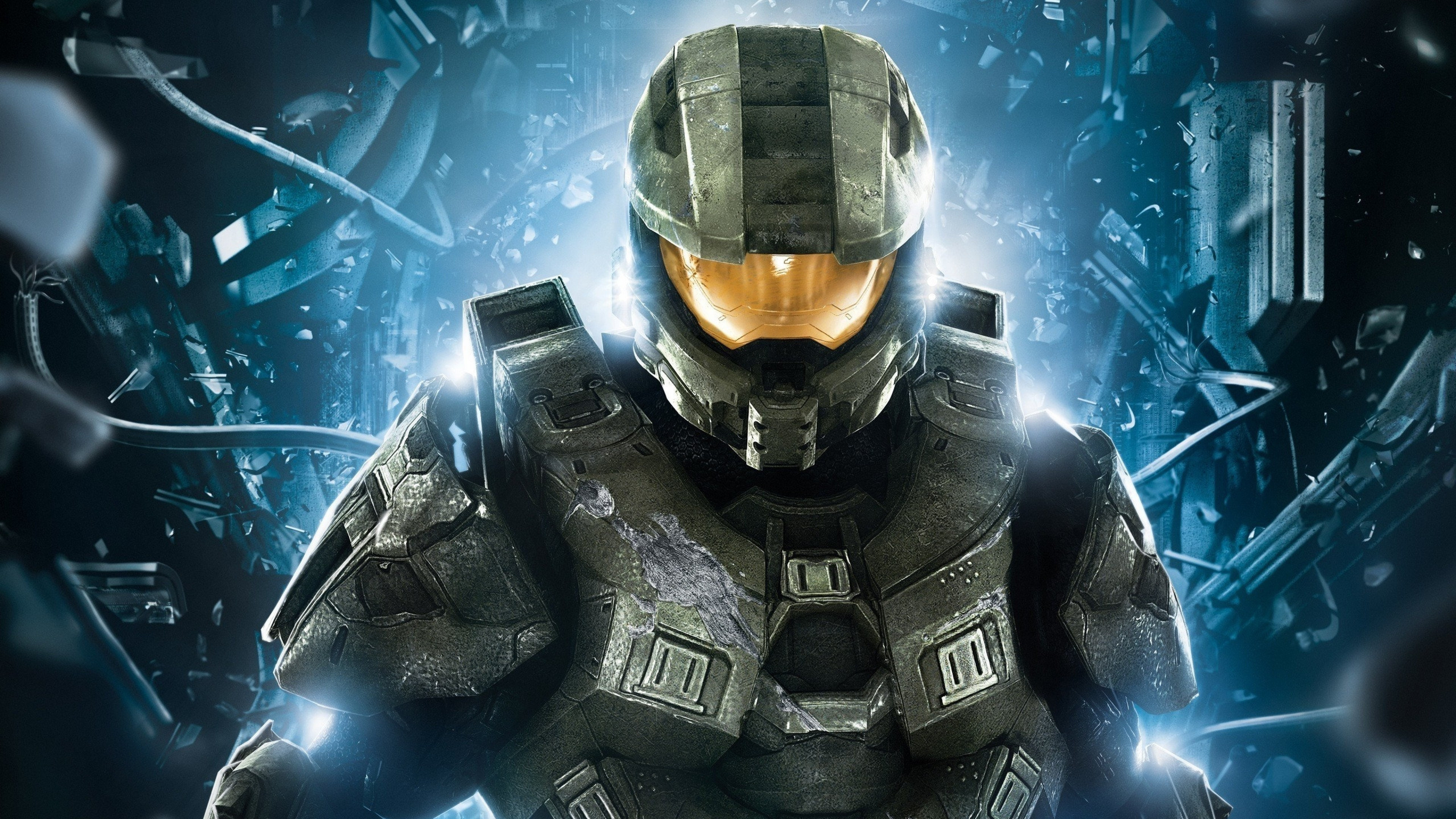Halo 4 Master Chief Armor, Sci-fi wallpapers, 3840x2160 4K Desktop