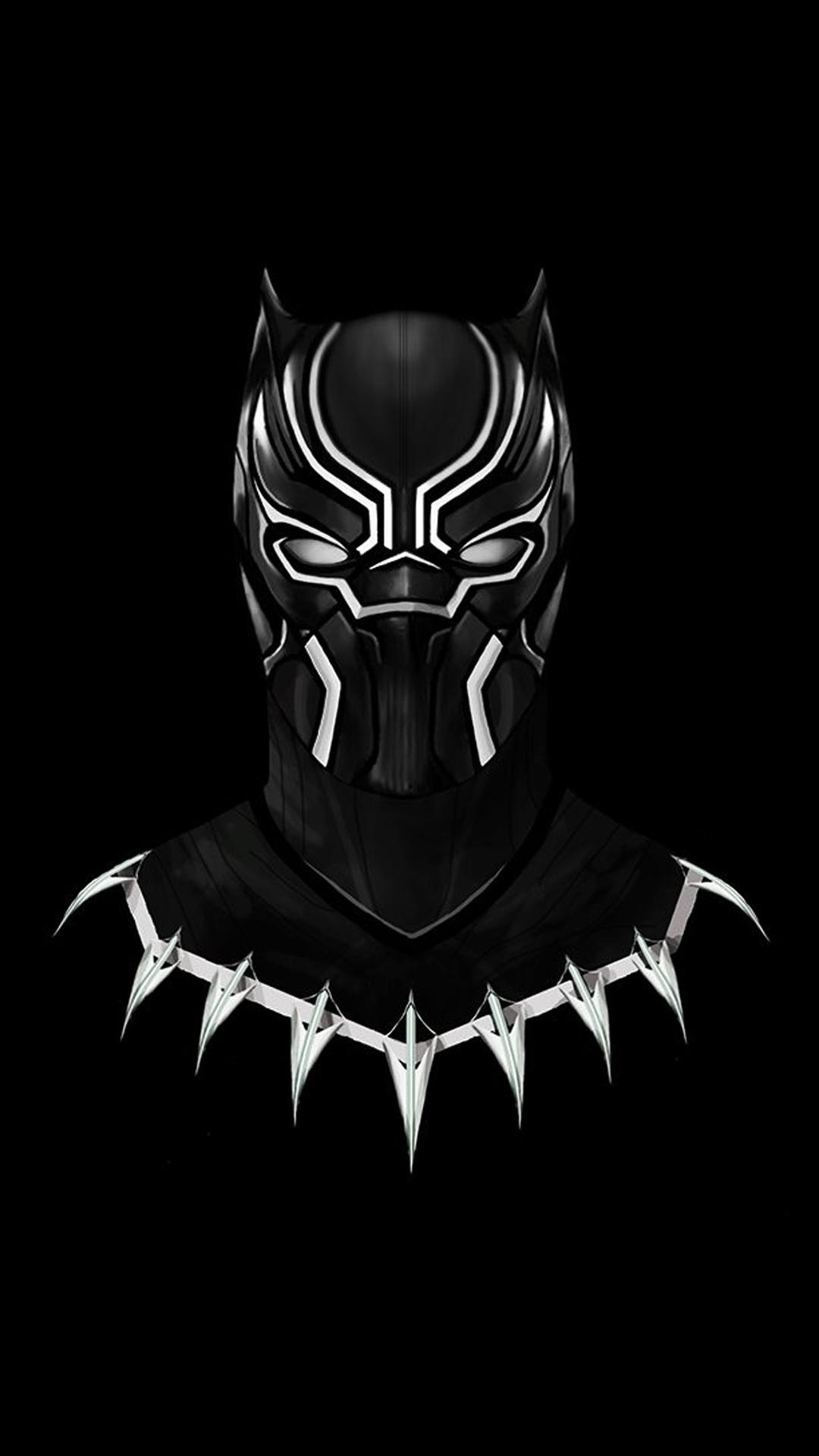 iPhone X wallpaper, Black panther elegance, Phone background, Marvel's cinematic superhero, 1080x1920 Full HD Phone