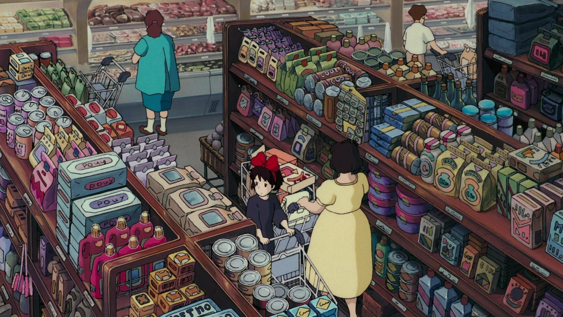 Kiki's Delivery Service, Magical adventures, Whimsical moments, Heartwarming story, 1920x1080 Full HD Desktop