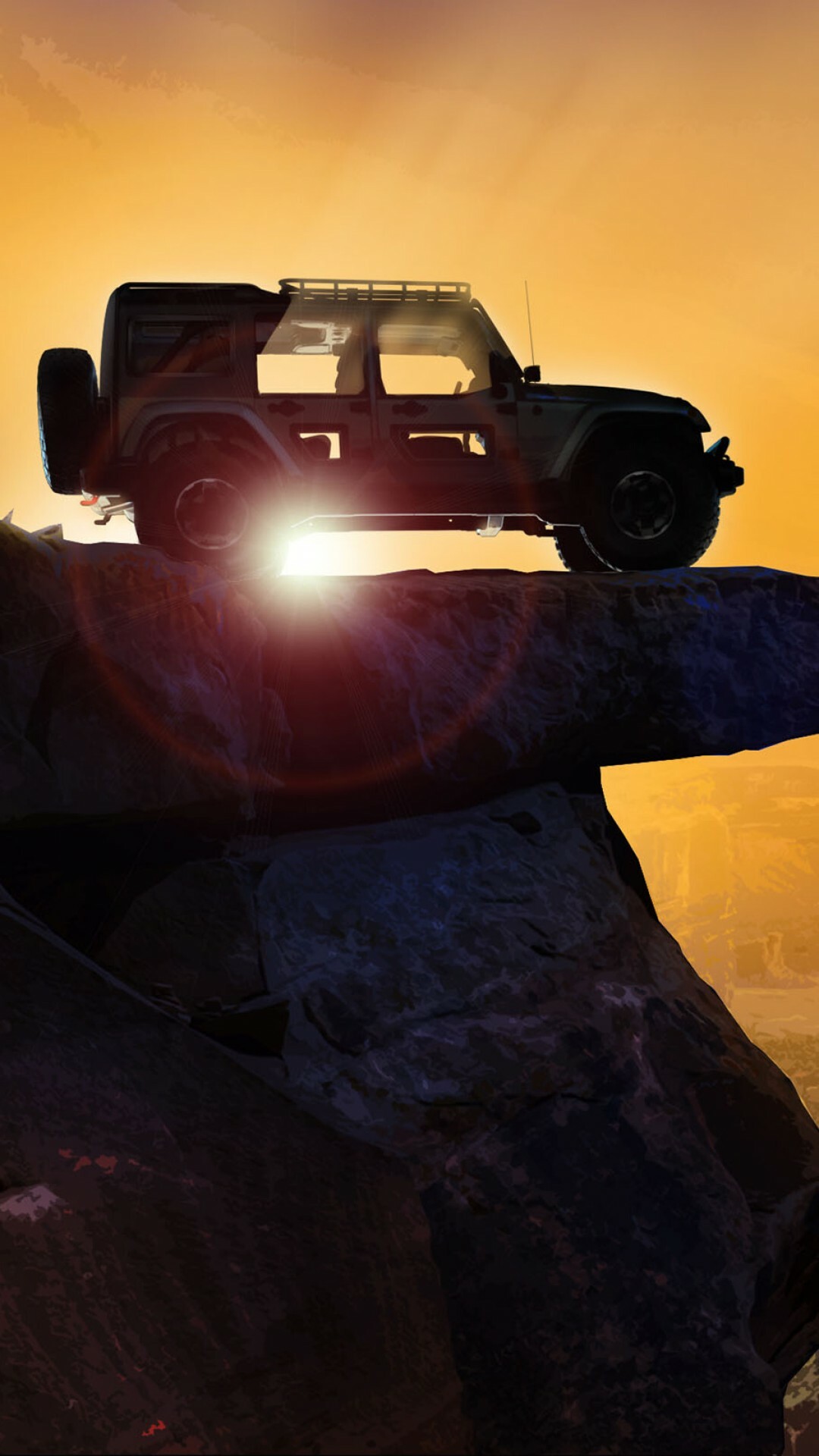 Wallpaper Jeep Switchback, HD wallpaper, Jeep Wrangler SUV, 1080x1920 Full HD Phone