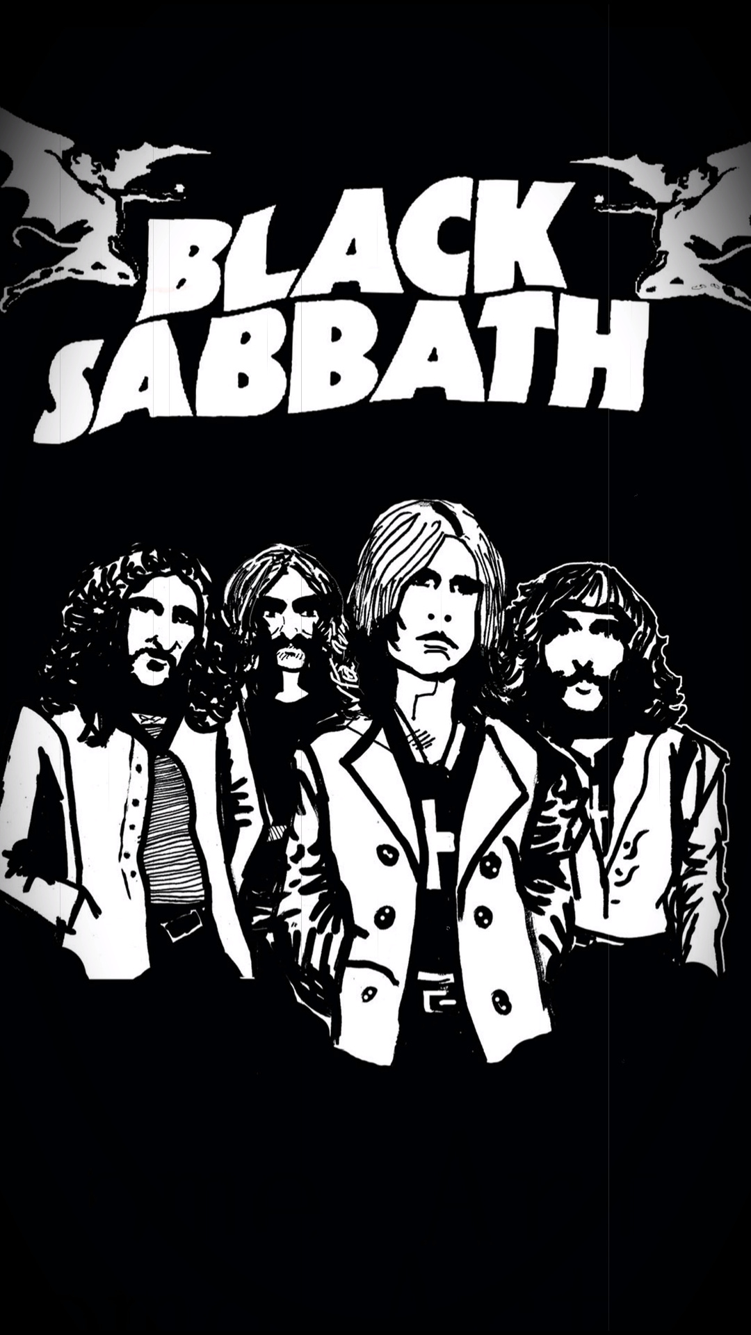 Artwork, Black Sabbath Wallpaper, 1080x1920 Full HD Phone