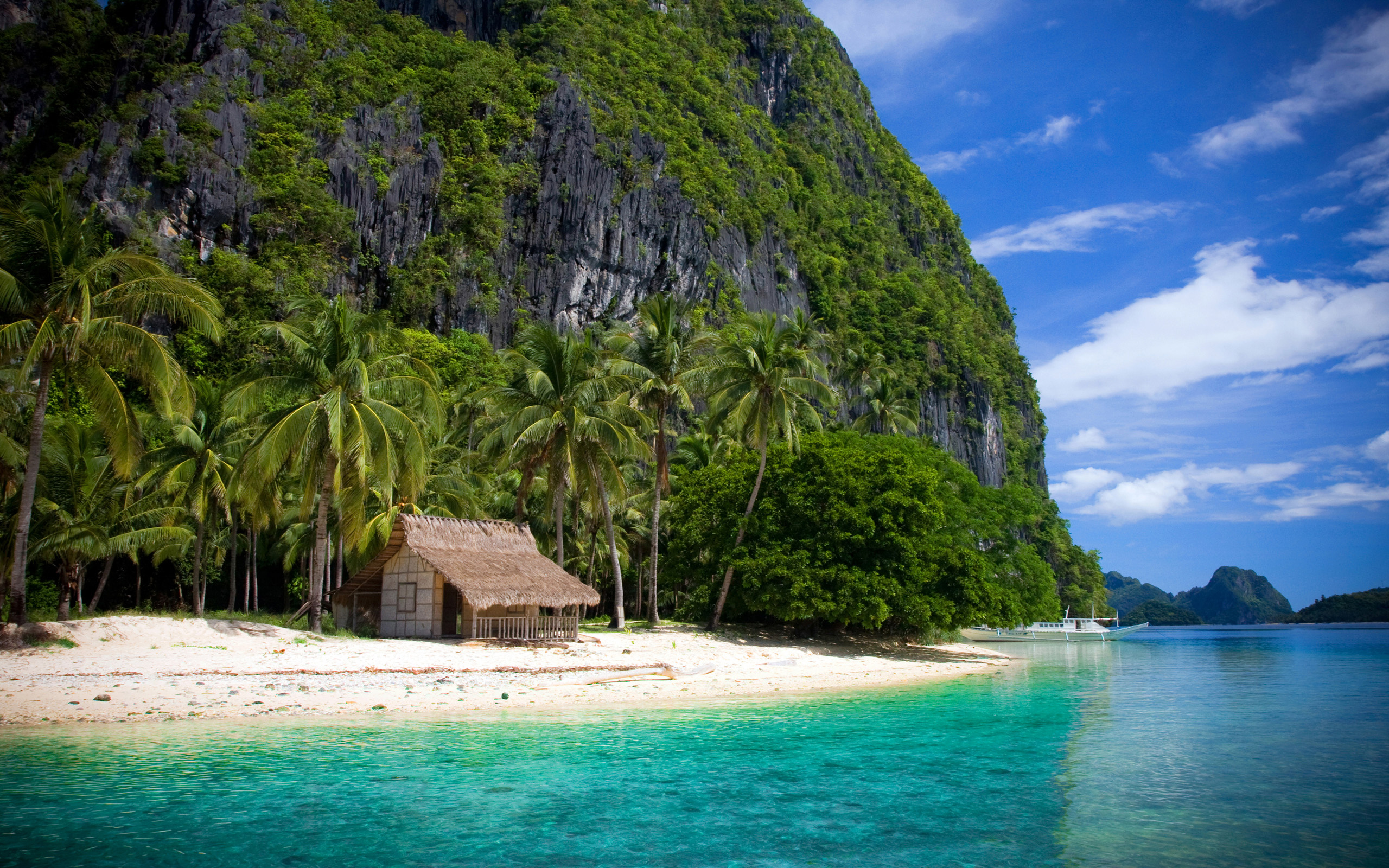 Bacuit Bay, El Nido, Turquoise waters, Sandy beaches, 2560x1600 HD Desktop