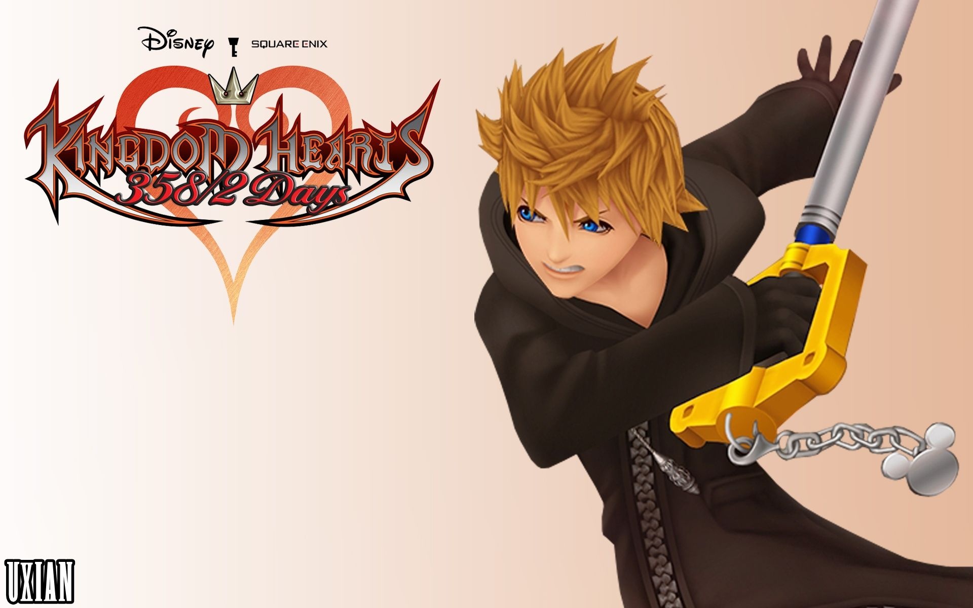 Roxas battle days, Kingdom Hearts series, Gaming artwork, Kingdom Hearts 3, 1920x1200 HD Desktop