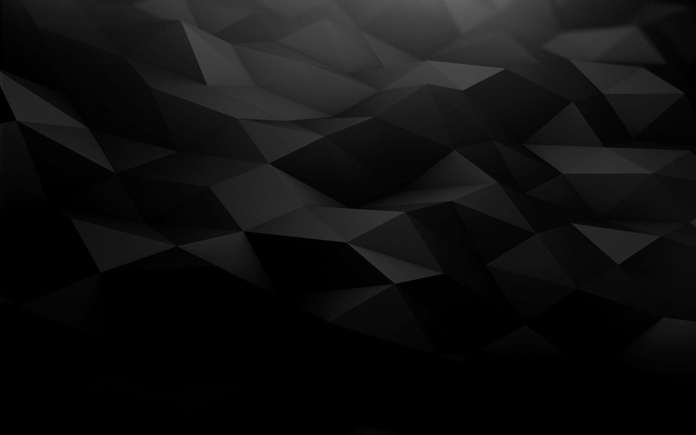 Black geometric designs, Minimalist style, Wallpaper collection, Modern aesthetics, 2880x1800 HD Desktop