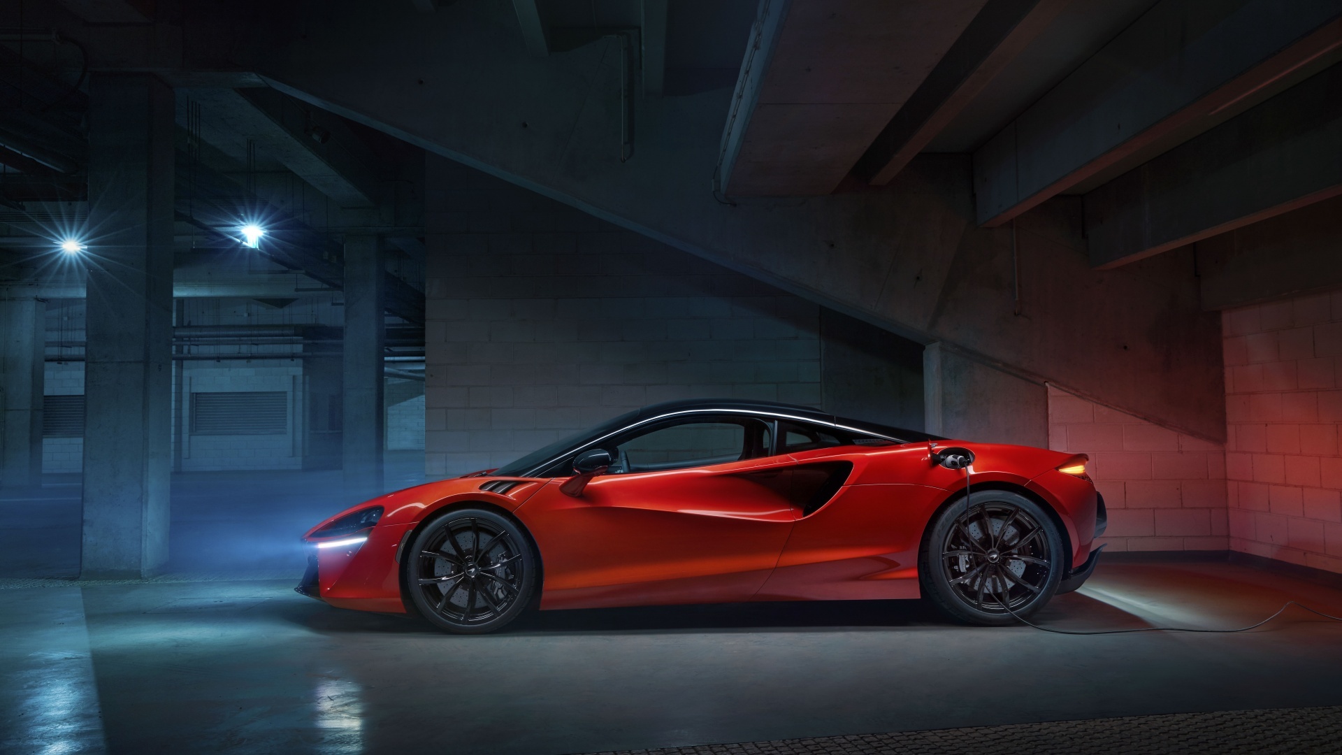 McLaren Artura, Supercars PHEV, Eye-catching design, Xfce desktop, 1920x1080 Full HD Desktop