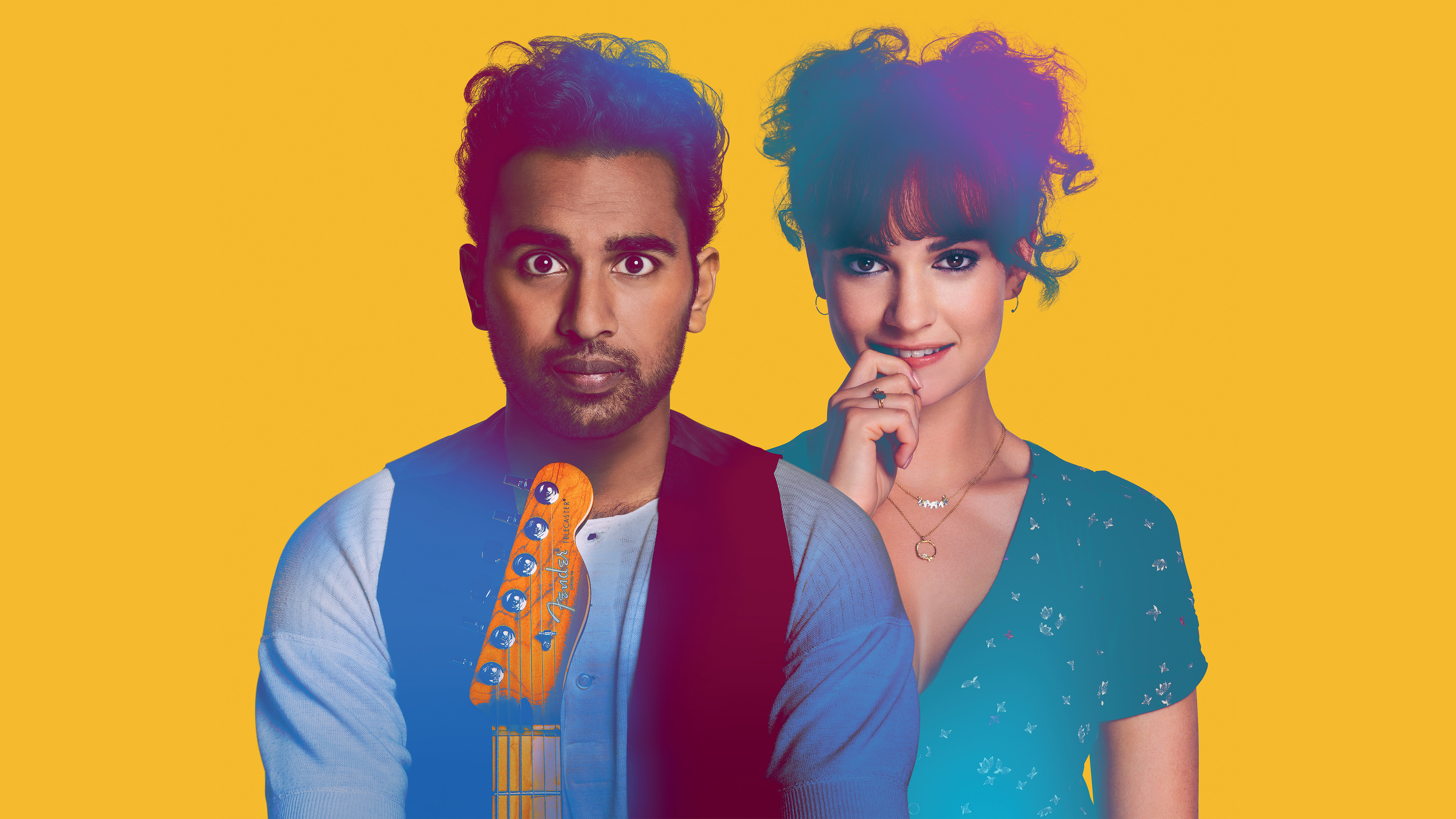 Lily James, Himesh Patel Wallpaper, 3840x2160 4K Desktop