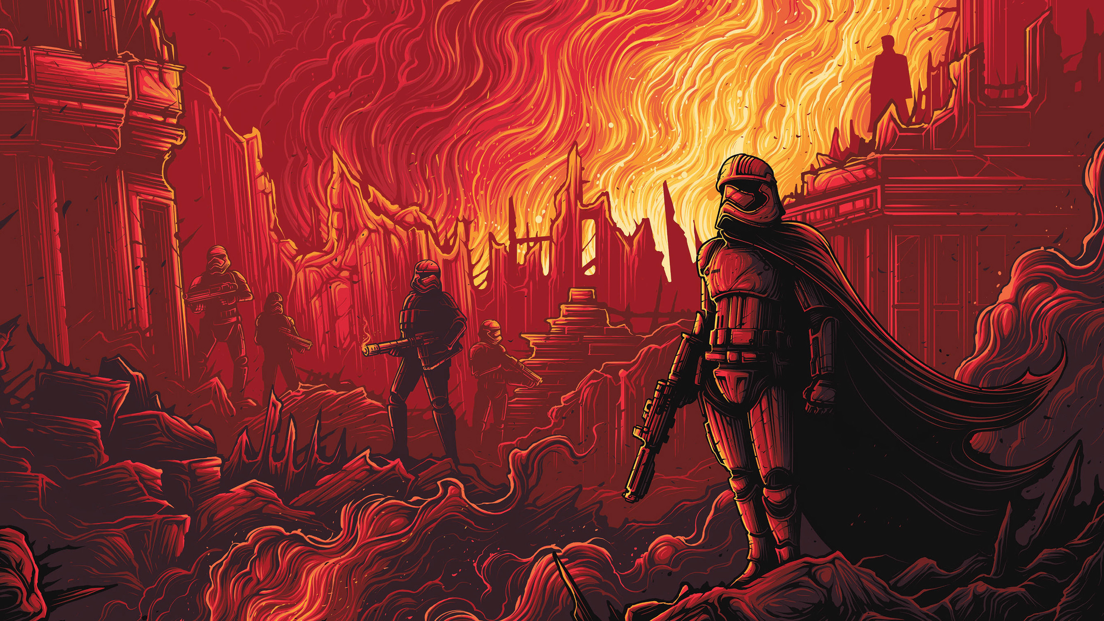 Film Art, Movies, captain phasma, starwars, 3840x2160 4K Desktop