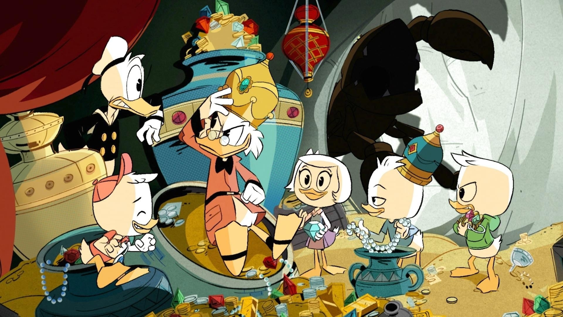 DuckTales Animation, TV series, Animated adventure, Duckburg, 1920x1080 Full HD Desktop