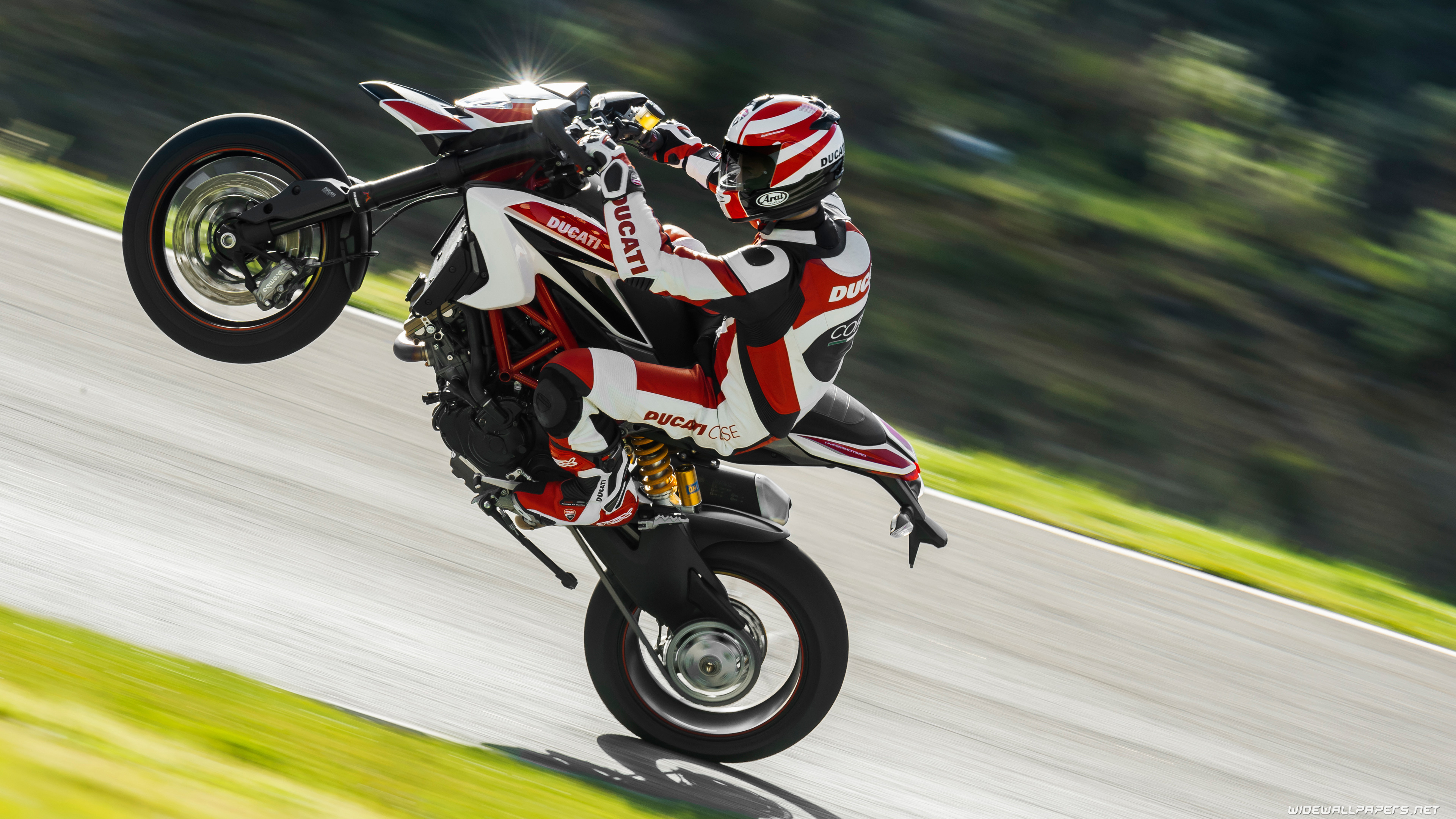 Ducati HyperMotard, Motorcycle desktop wallpapers, 4K Ultra HD, Thrill-seeking, 3840x2160 4K Desktop