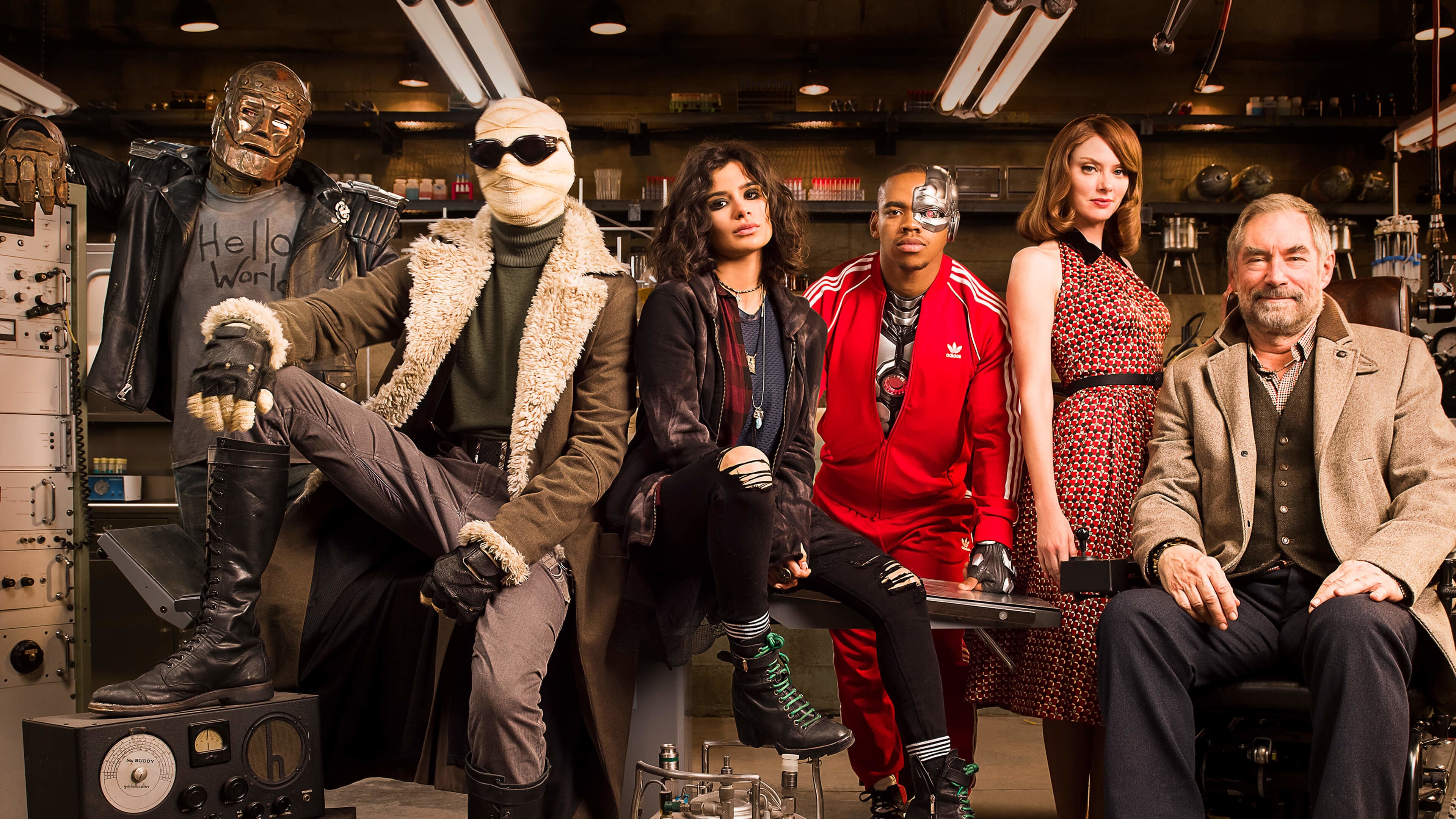 Doom Patrol HD wallpapers, Superhero team, Unique powers, Thrilling adventures, 3840x2160 4K Desktop