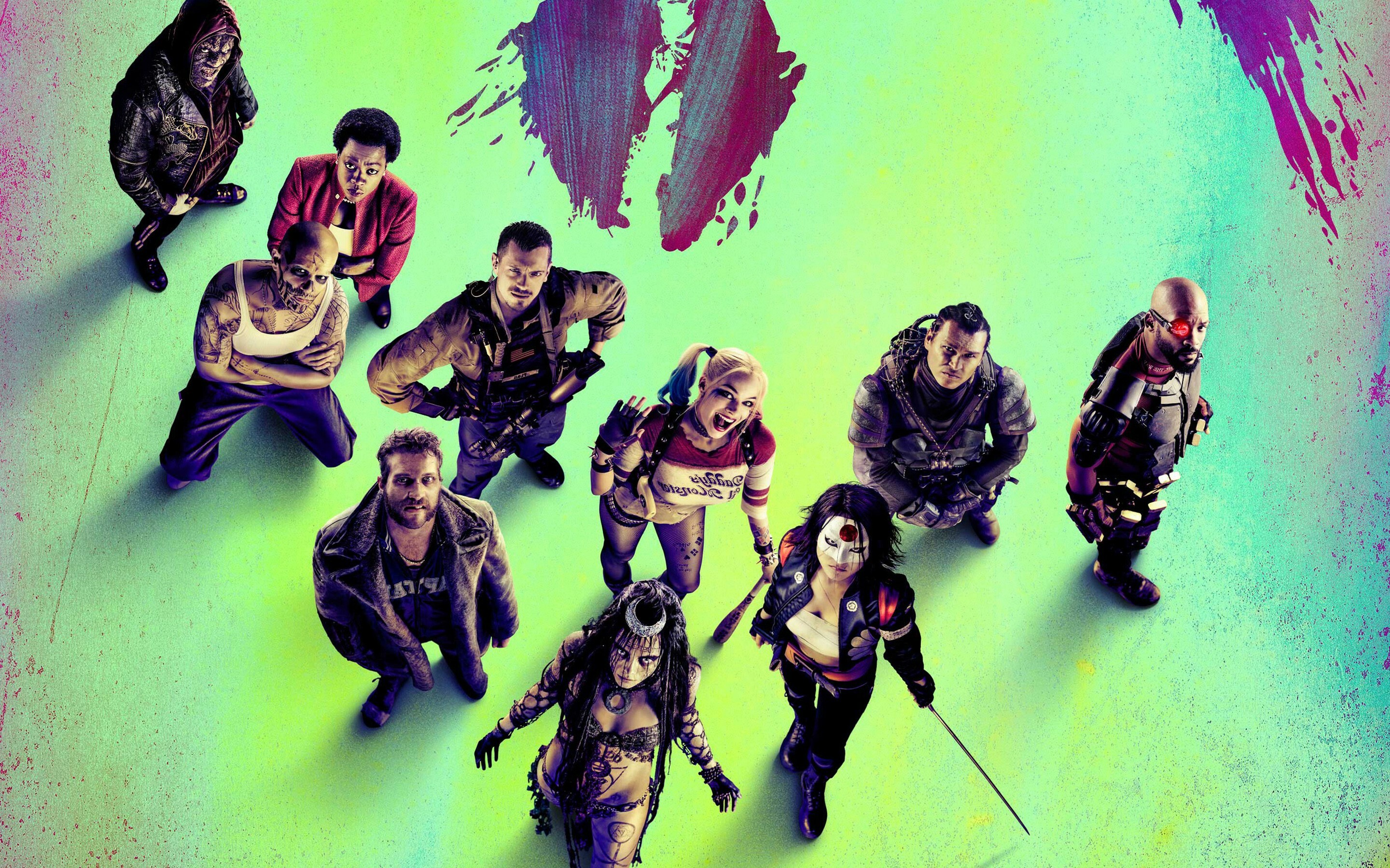 Suicide Squad, Dynamic 4k wallpapers, Exciting movie stills, Impressive visuals, 2880x1800 HD Desktop