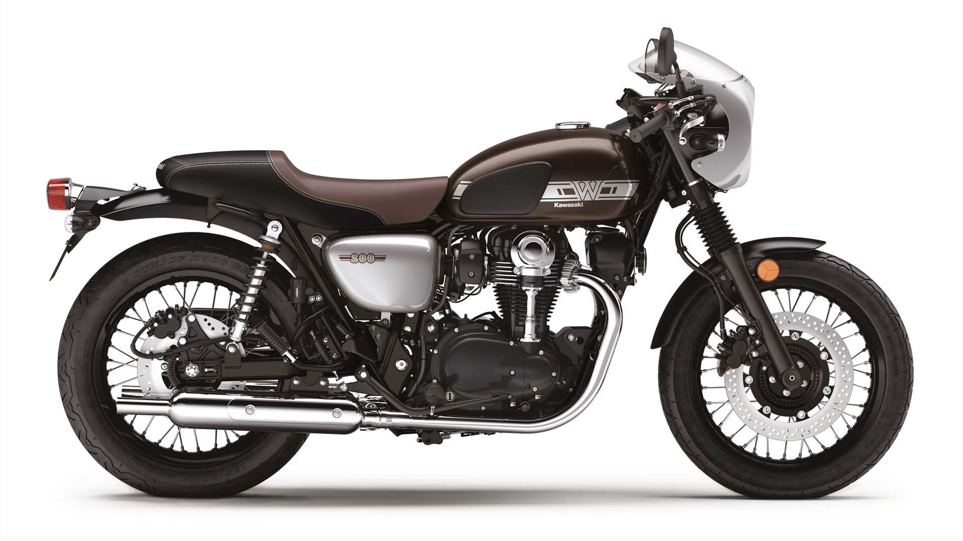 Kawasaki W800, Rad new W800 Cafe, EICMA 2018 unveiling, Retro coolness, 1920x1080 Full HD Desktop