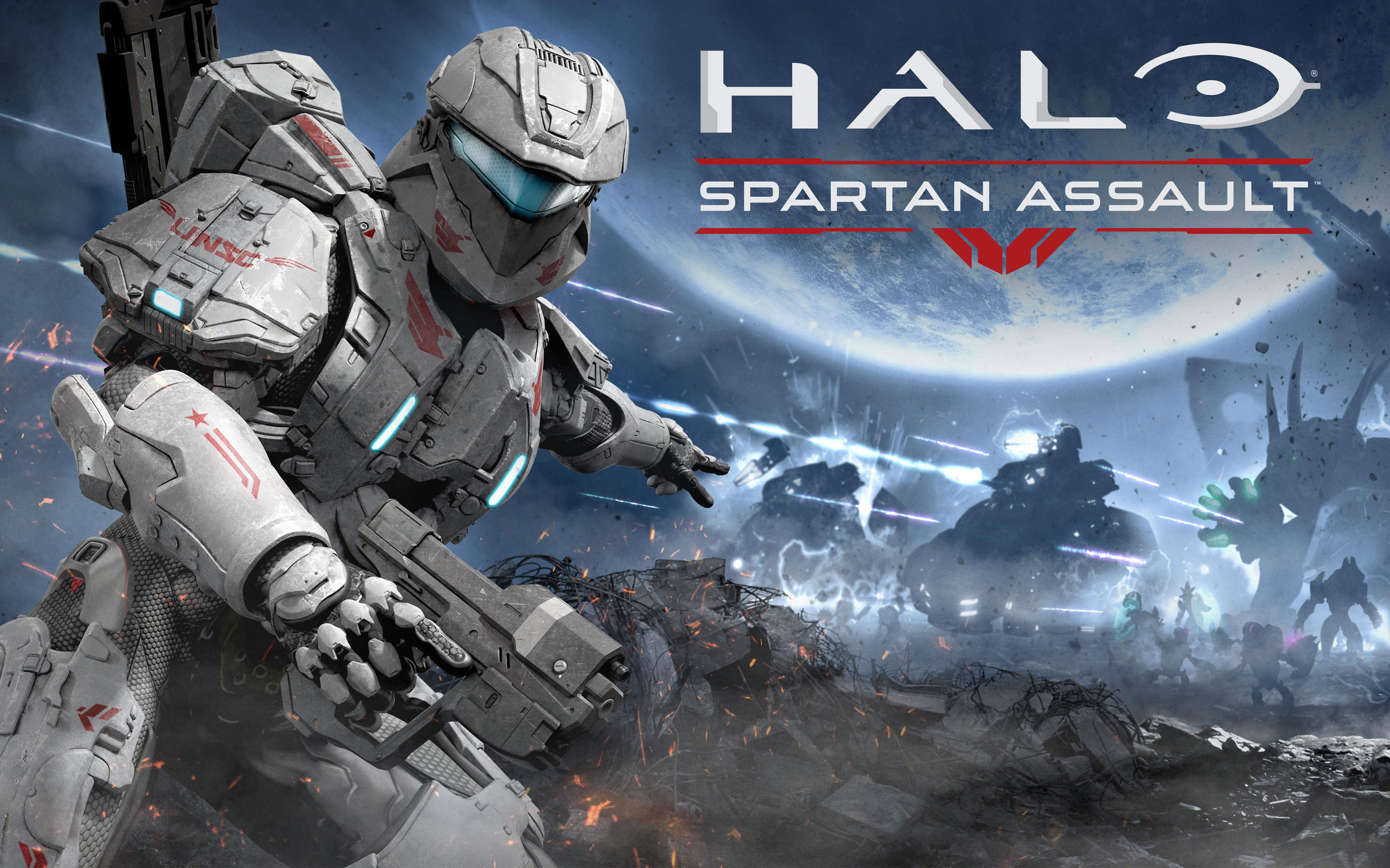 Poster, Halo: Spartan Assault Wallpaper, 2880x1800 HD Desktop