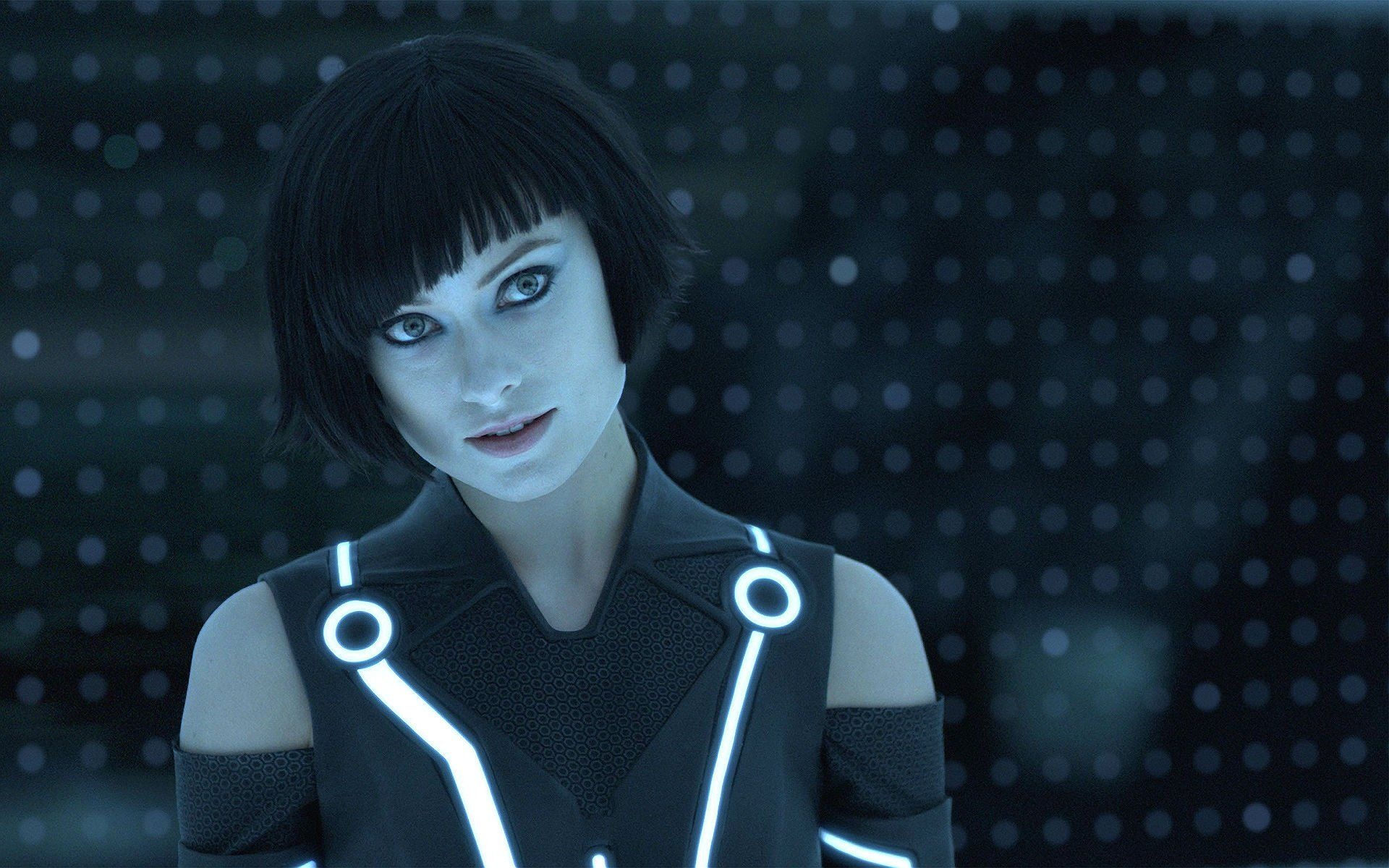Olivia Wilde as Quorra, Tron: Legacy illuminated suit, Tron: Legacy, HD Desktop wallpaper