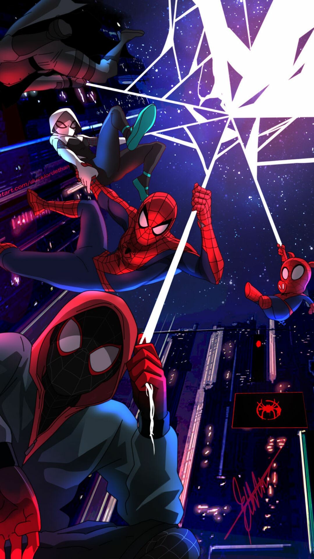 Spider-Ham, Spider-Man: Into the Spider-Verse Wallpaper, 1080x1920 Full HD Phone