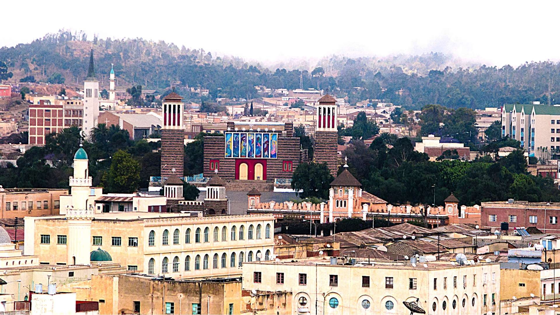 Suffering and Spiritual Strength, Jericho Walls, Asmara, Eritrea, 1920x1080 Full HD Desktop
