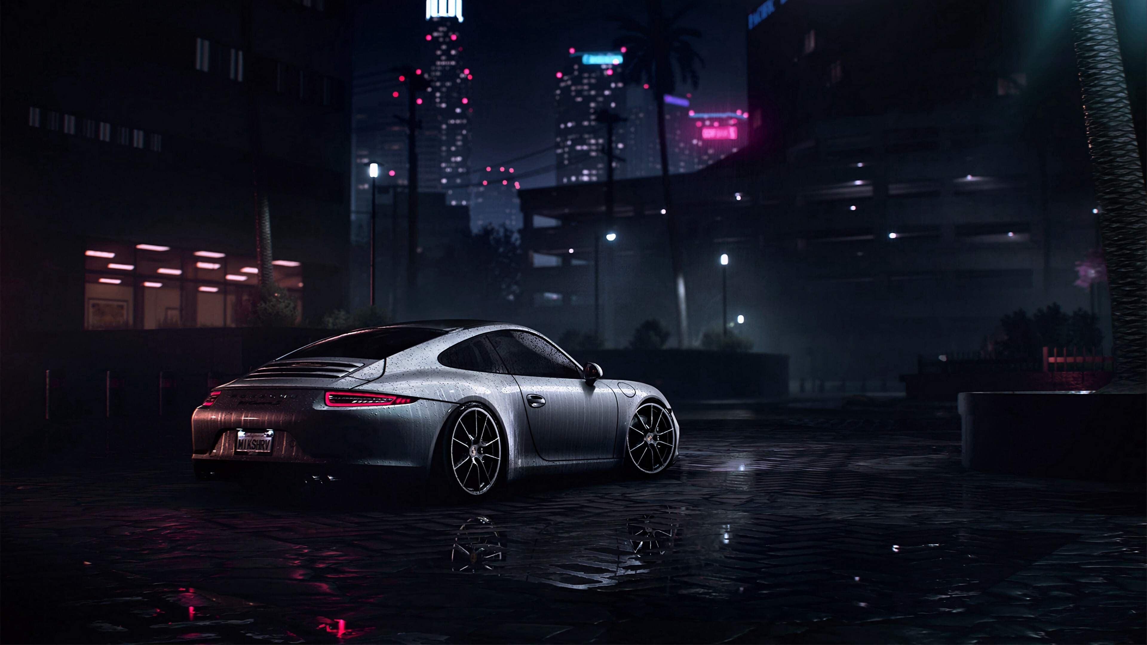 4K Porsche 911 Carrera, Sportscar wallpaper, Speed and style, 3840x2160 4K Desktop