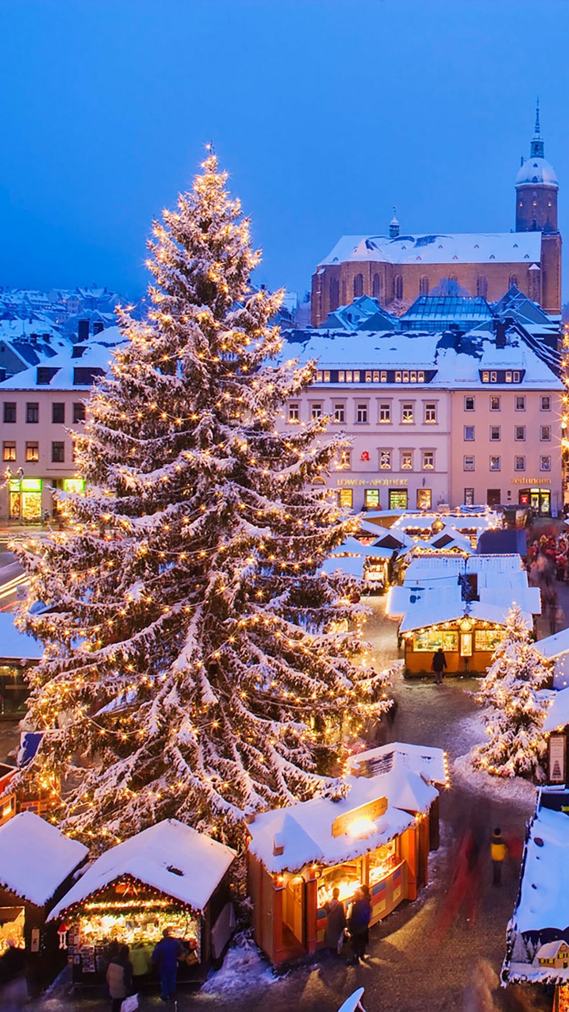 Christmas market, Christmas Village Wallpaper, 1160x2050 HD Phone
