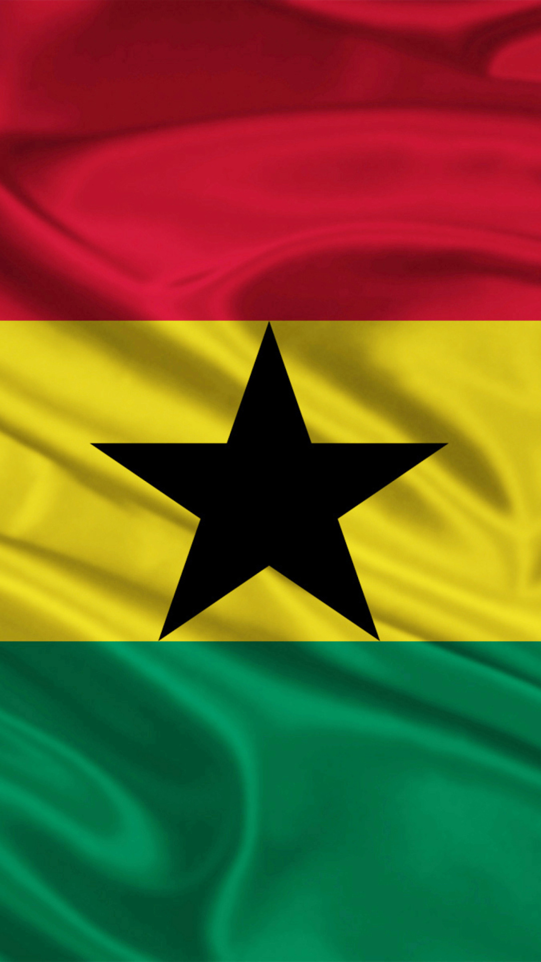 Ghana, Flags Wallpaper, 1080x1920 Full HD Phone