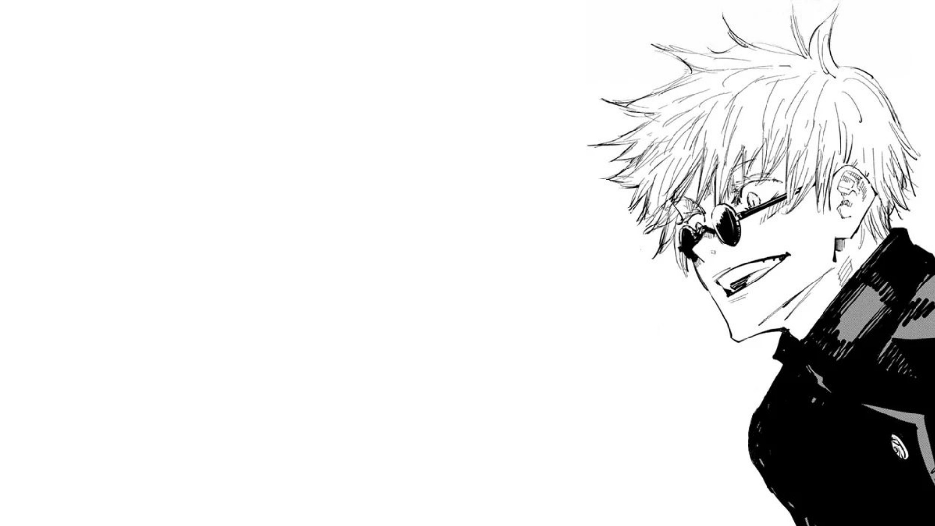 Gojo Satoru, Anime manga hybrid, Powerful abilities, Mysterious backstory, 1920x1080 Full HD Desktop