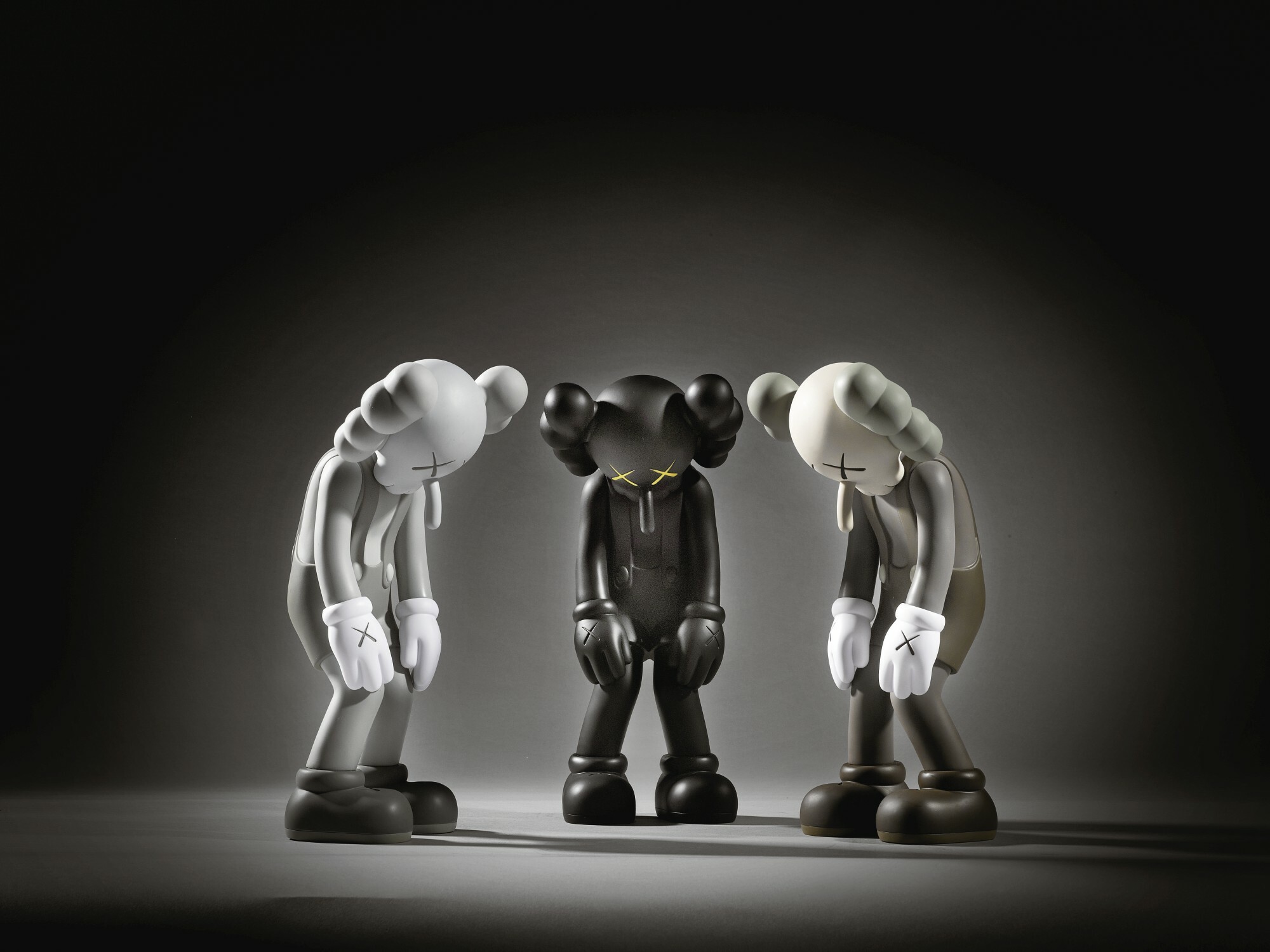 KAWS art collection, Brown, black, grey, Contemporary art, Sotheby's, 2000x1500 HD Desktop