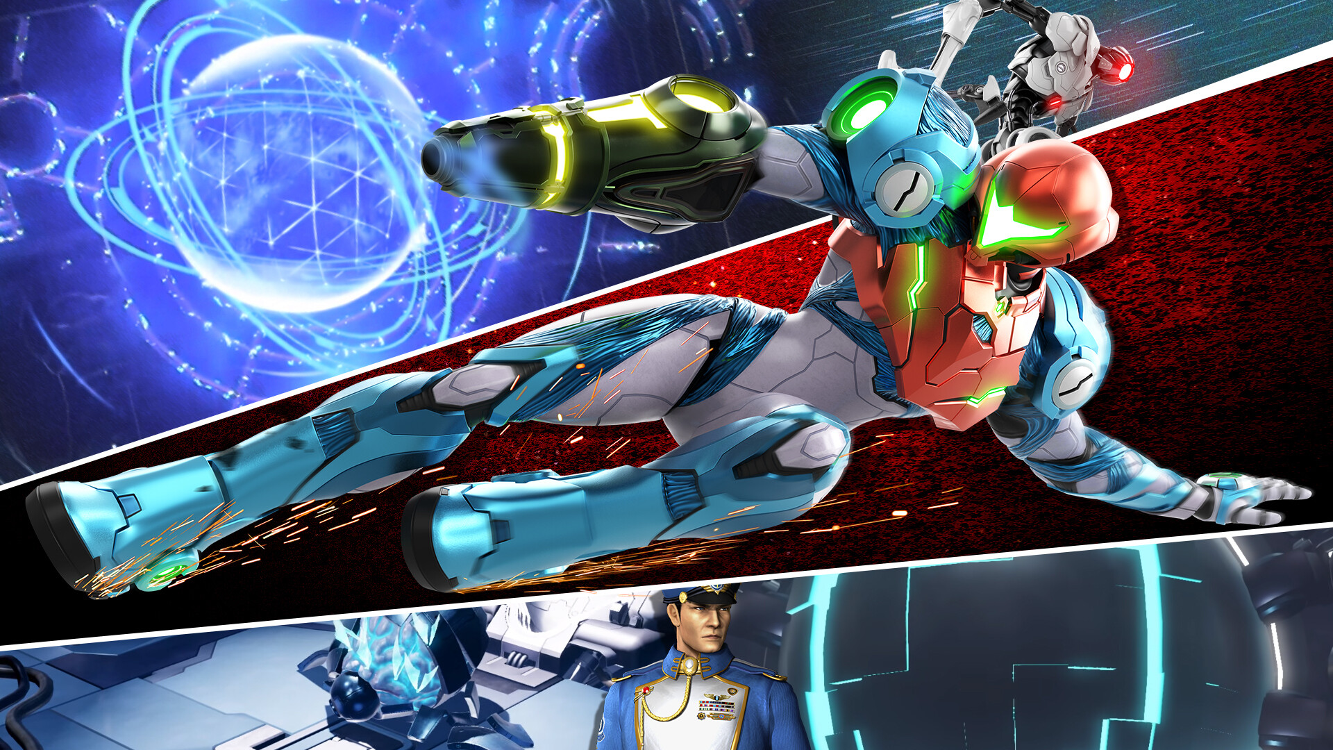 Metroid Dread, Alien menace, Intense exploration, Power suit battles, 1920x1080 Full HD Desktop