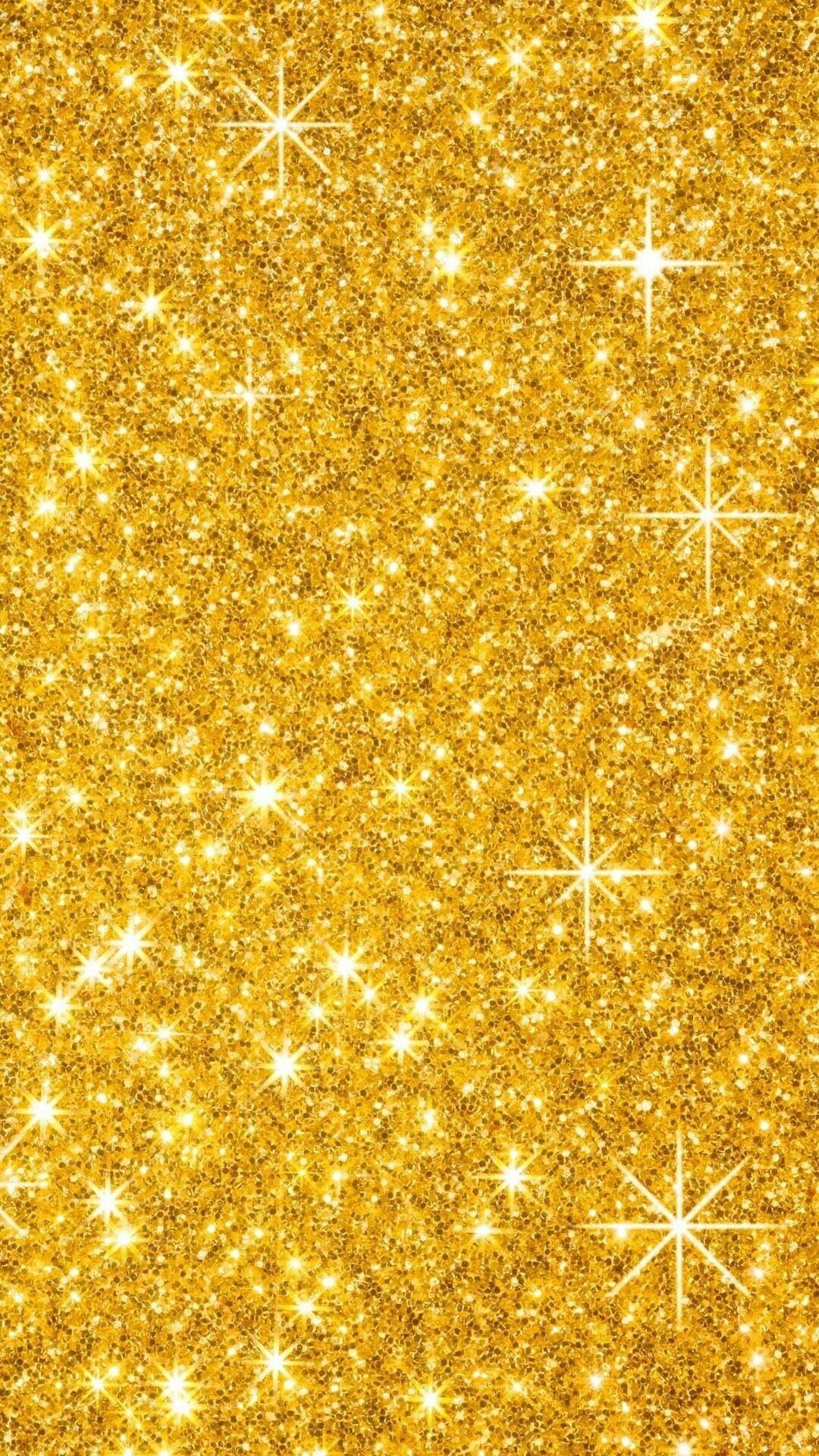 Sparkle, Yellow glitter, Shimmering allure, Glittering beauty, 1080x1920 Full HD Phone