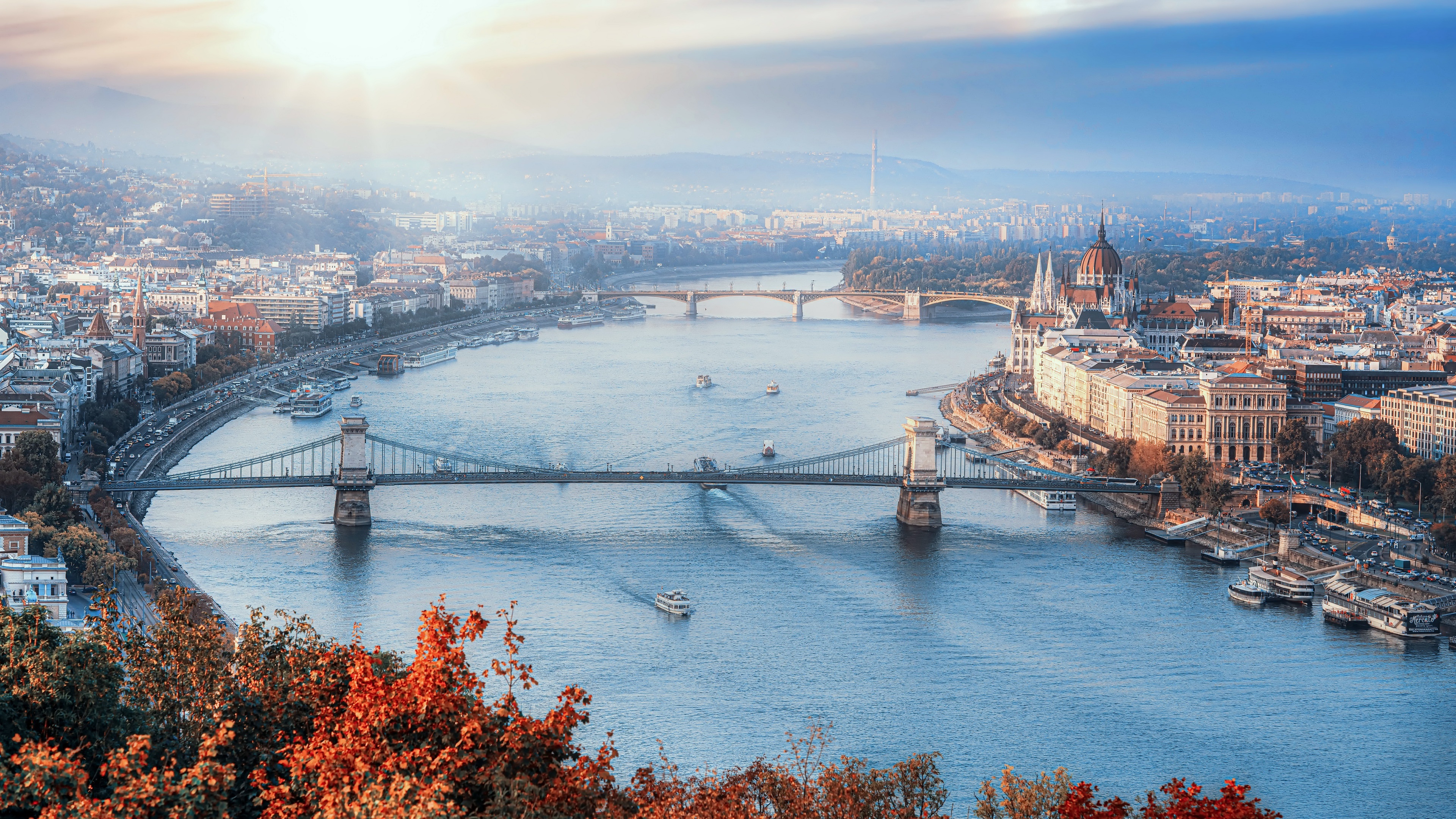 Danube River, Budapest Wallpaper, 3840x2160 4K Desktop